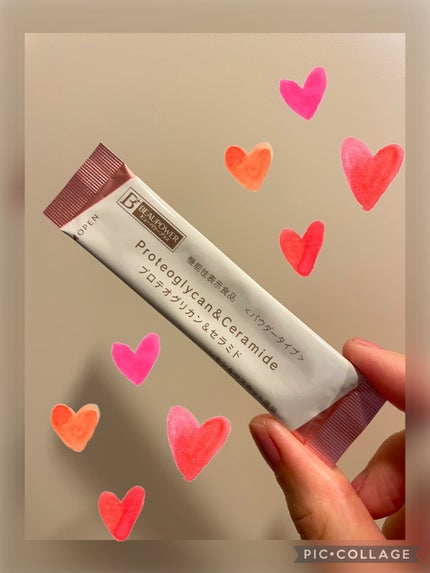 ビューパワープラス プロテオグリカン・セラミド<パウダー>/常盤薬品/美容サプリメントを使ったクチコミ(2枚目)
