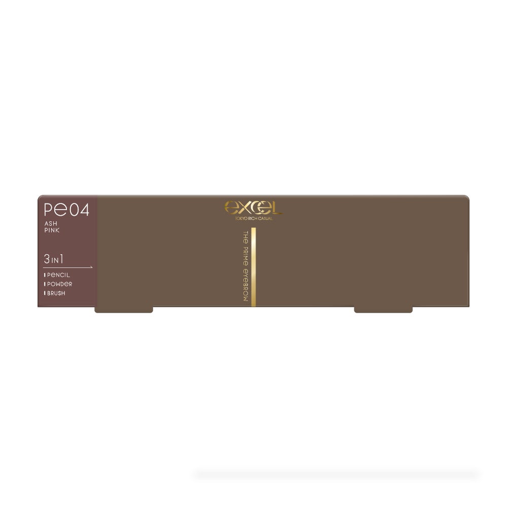 エクセル ザ プライムアイブロウ PE04 アッシュピンク