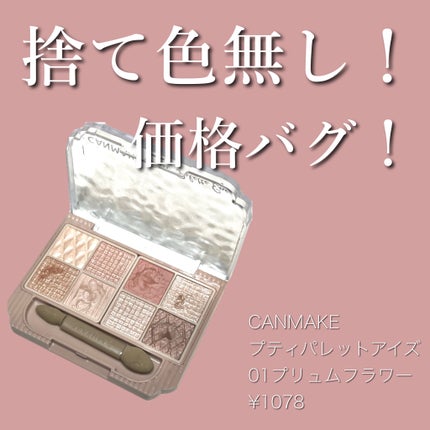 プティパレットアイズ/キャンメイク/パウダーアイシャドウを使ったクチコミ(1枚目)