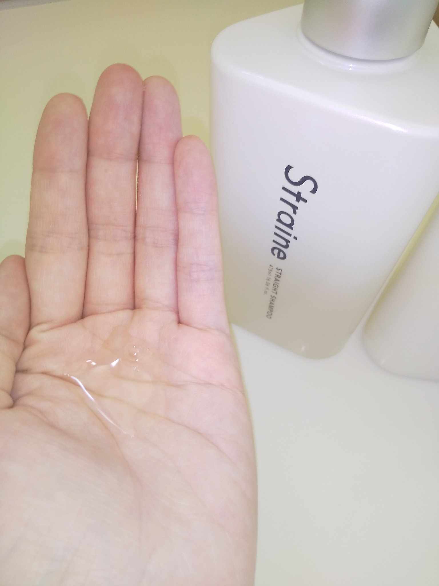 ストレートシャンプー/ストレートトリートメント ホワイトブロッサムの香り/Straine/市販シャンプーを使ったクチコミ（2枚目）