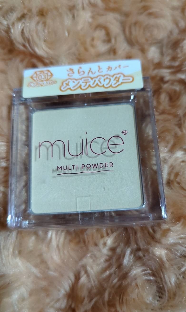 スポットメンテパウダー/muice/プレストパウダーを使ったクチコミ(1枚目)