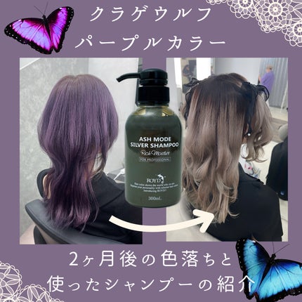 カラーシャンプー/ROYD/市販シャンプーを使ったクチコミ(1枚目)