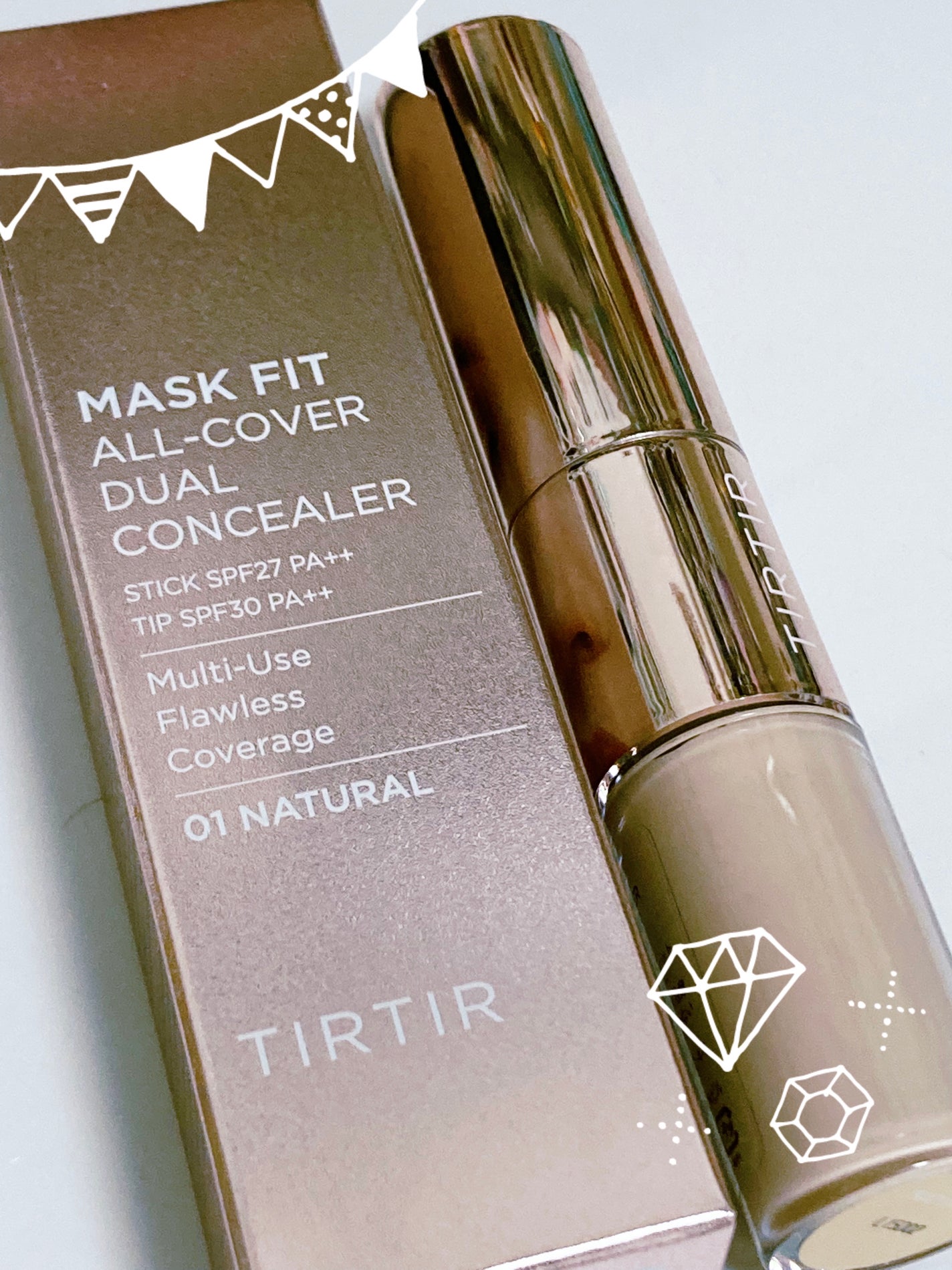 マスクフィットオールカバーデュアルコンシーラー/TIRTIR(ティルティル)/コンシーラーを使ったクチコミ(1枚目)