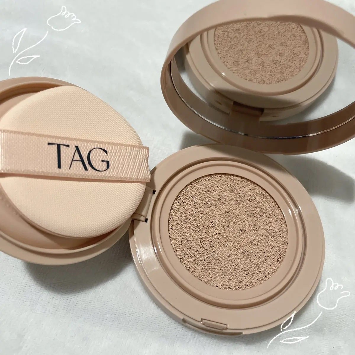 ベルベットカバークッション/TAG/クッションファンデーションを使ったクチコミ(2枚目)