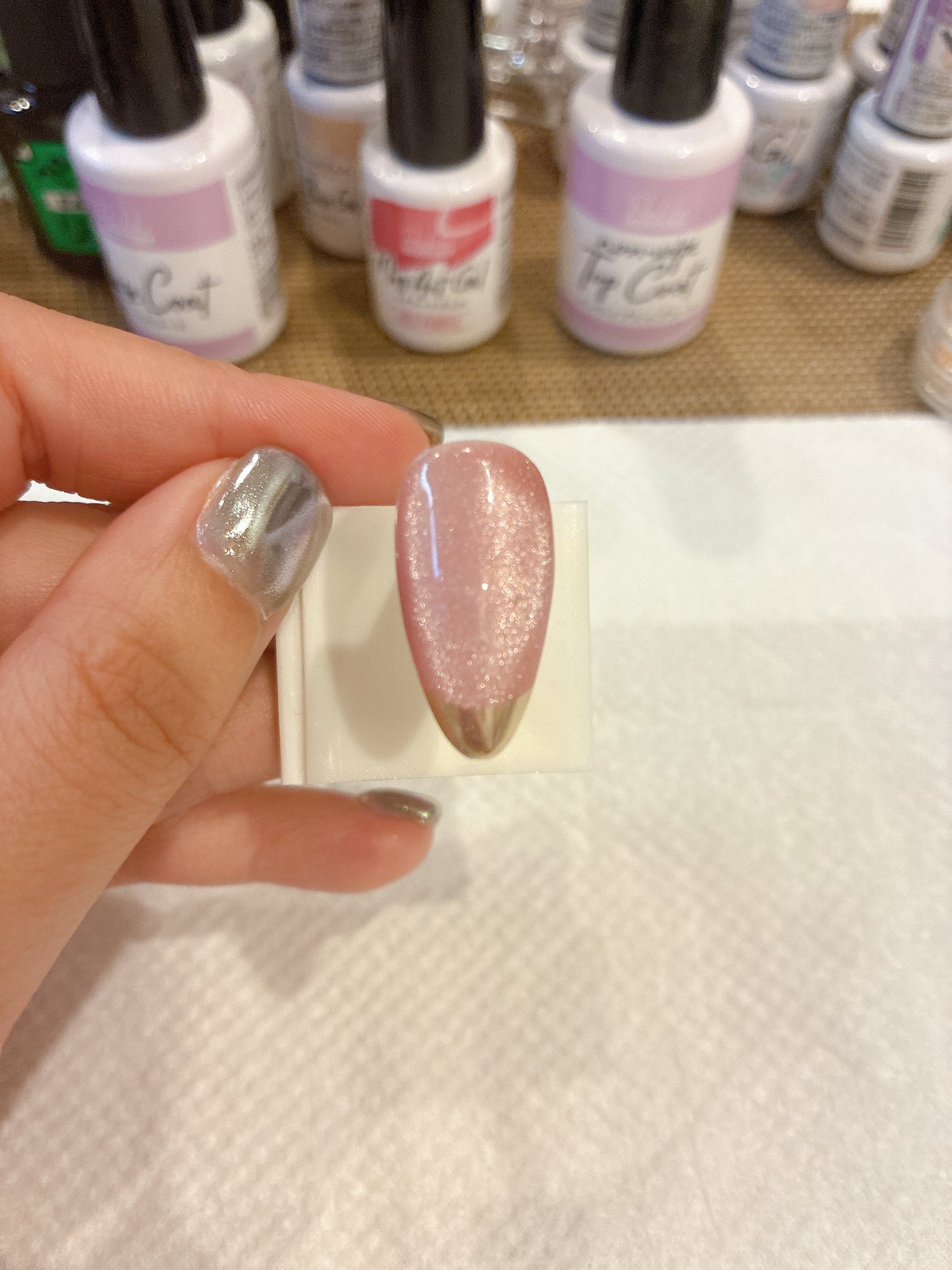 ミラーネイルパウダー/DAISO/ネイル用品を使ったクチコミ(3枚目)