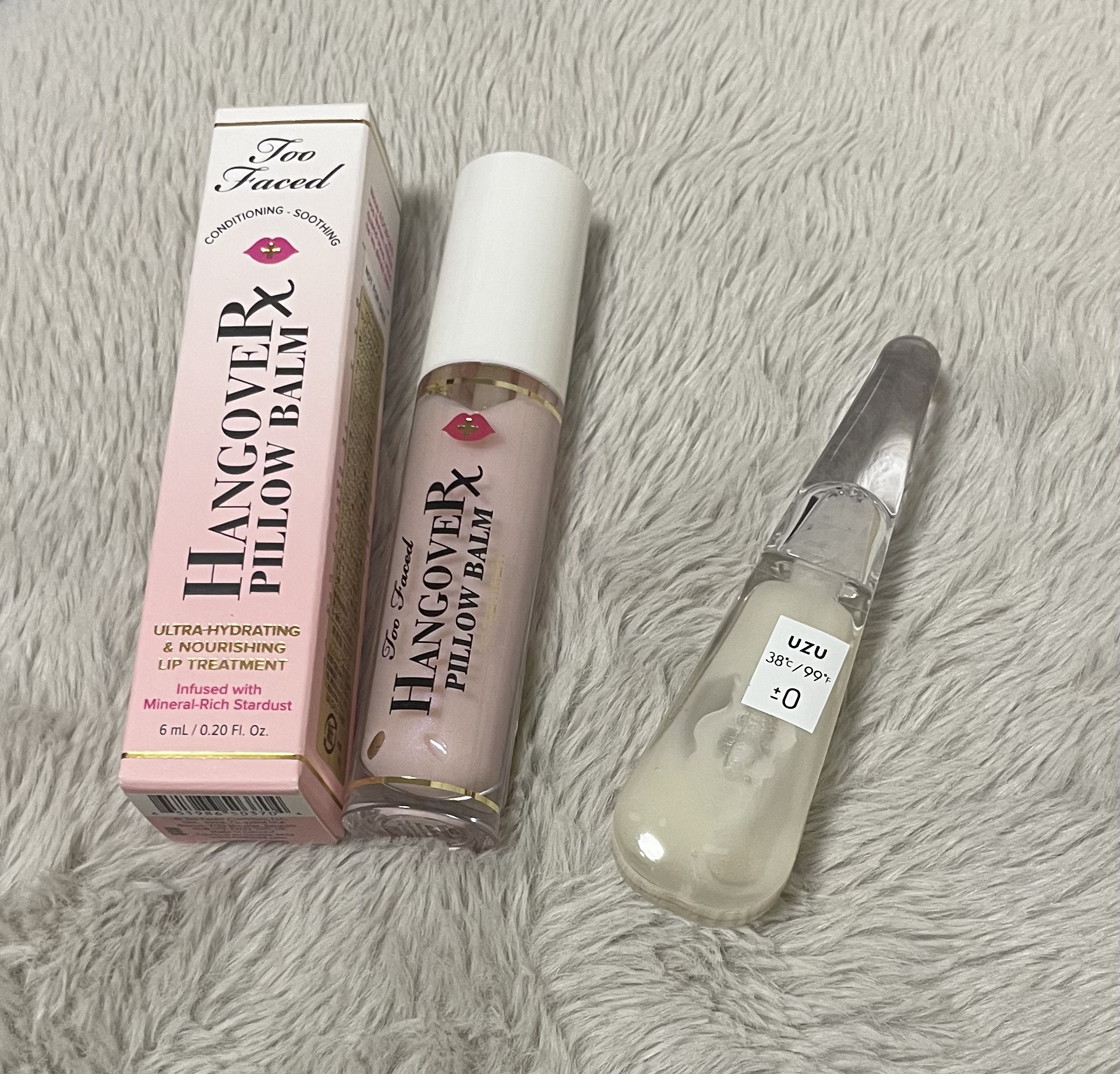 ～トゥー フェイスド ハングオーバー～ ピロー バーム リップ トリートメント/Too Faced/リップ美容液を使ったクチコミ（2枚目）