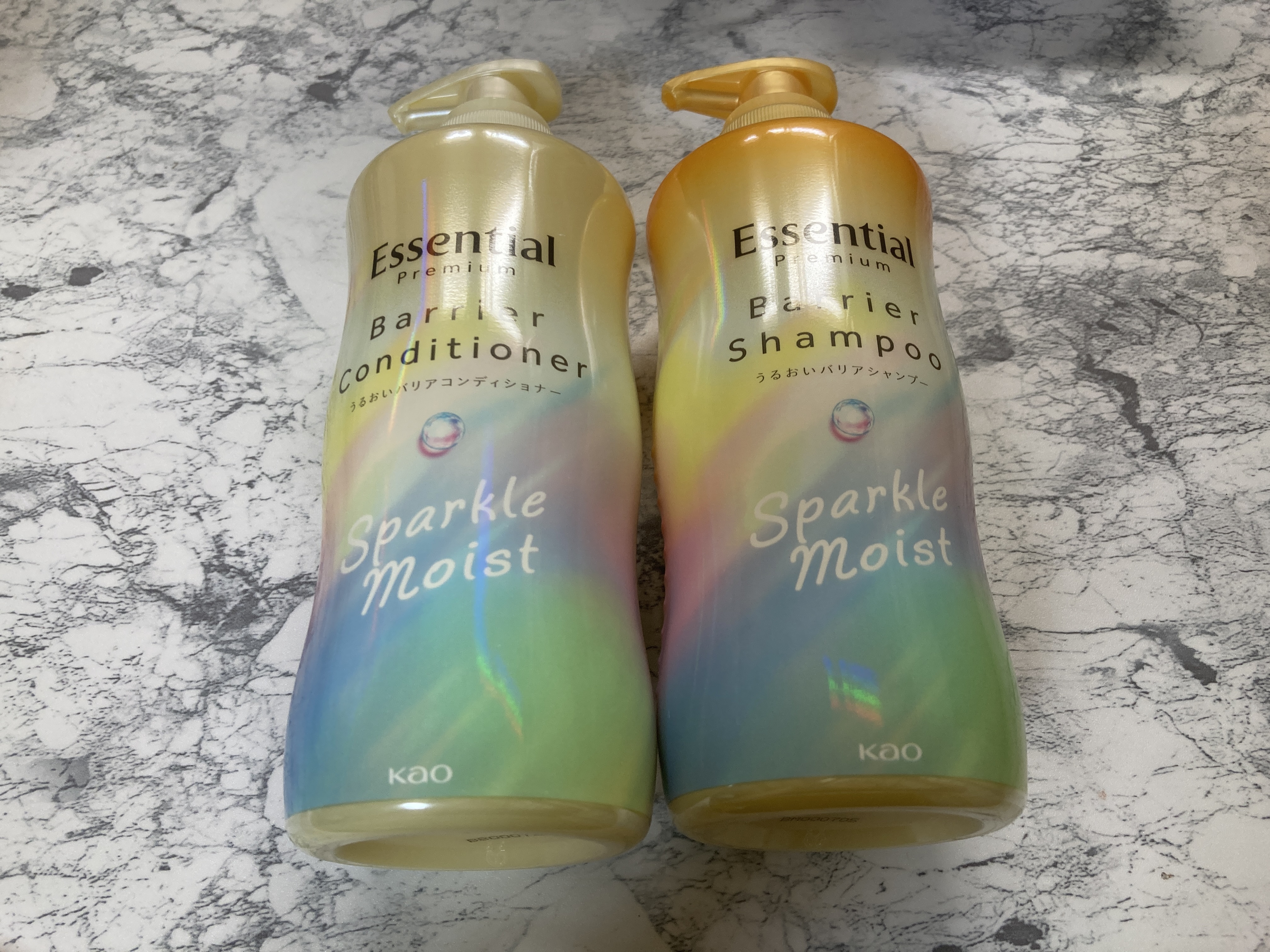 エッセンシャルプレミアム バリアシャンプー・コンディショナー スパークルモイスト/エッセンシャル/市販シャンプーを使ったクチコミ（1枚目）