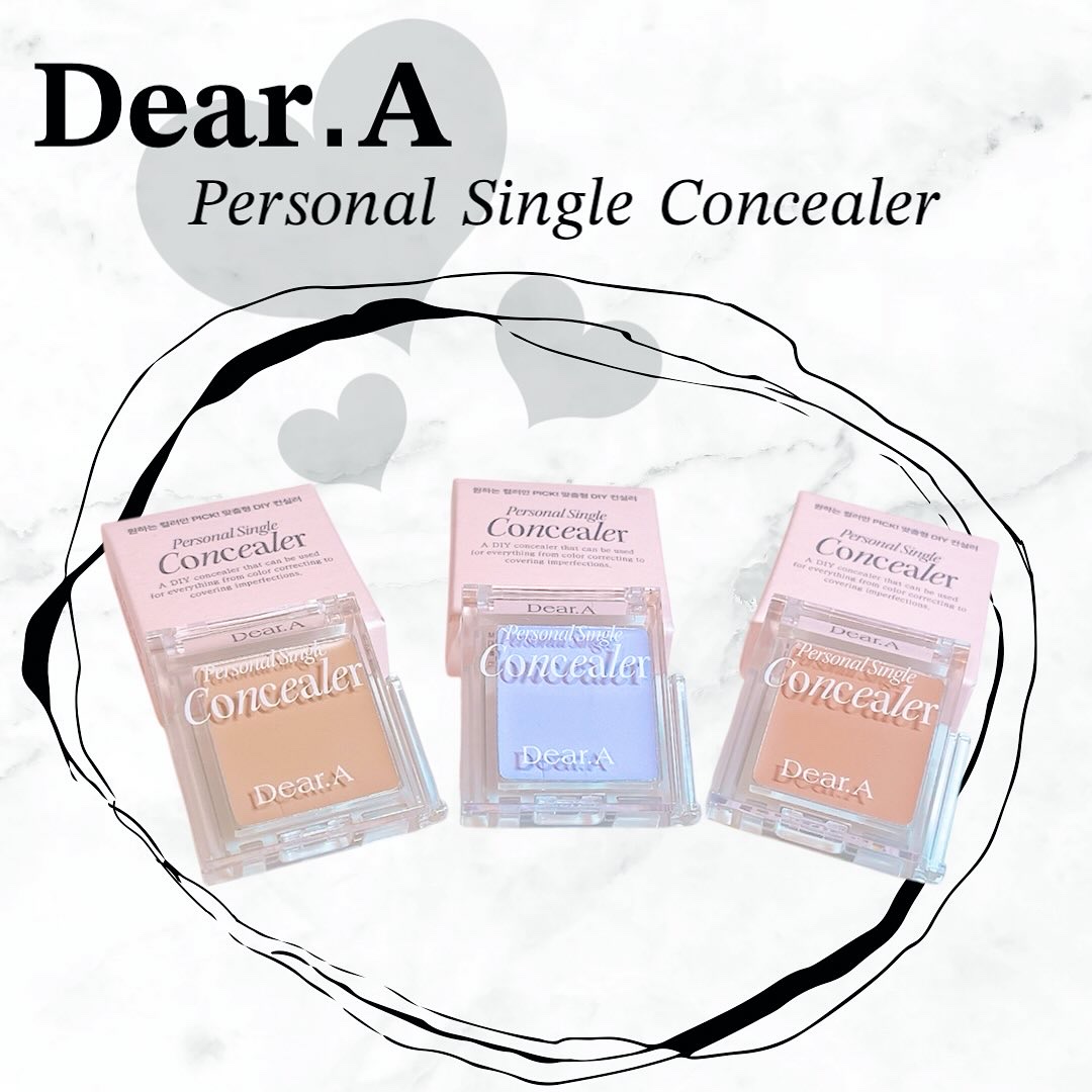 パーソナルシングルコンシーラー/Dear.A/パレットコンシーラーを使ったクチコミ（1枚目）