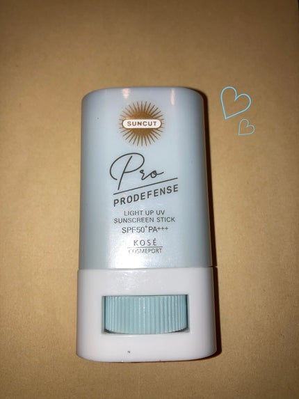 プロディフェンス ライトアップUV スティック/サンカット®/日焼け止めスティックを使ったクチコミ(1枚目)