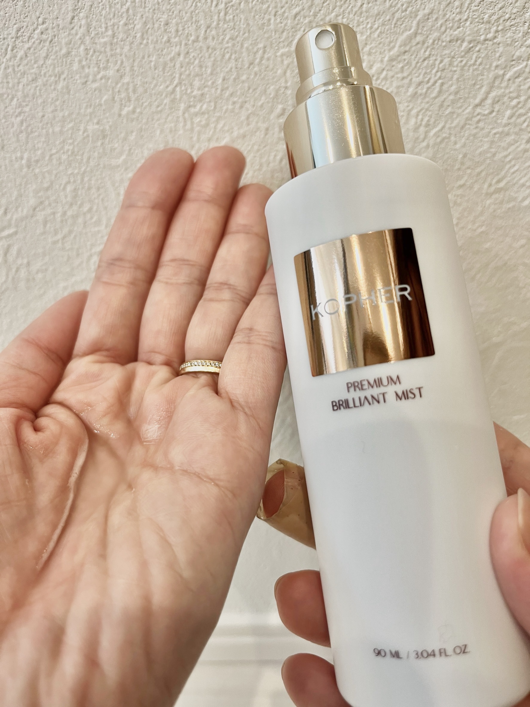 PREMIUM BRILLIANT MIST/KOPHER/ミスト状化粧水を使ったクチコミ（2枚目）