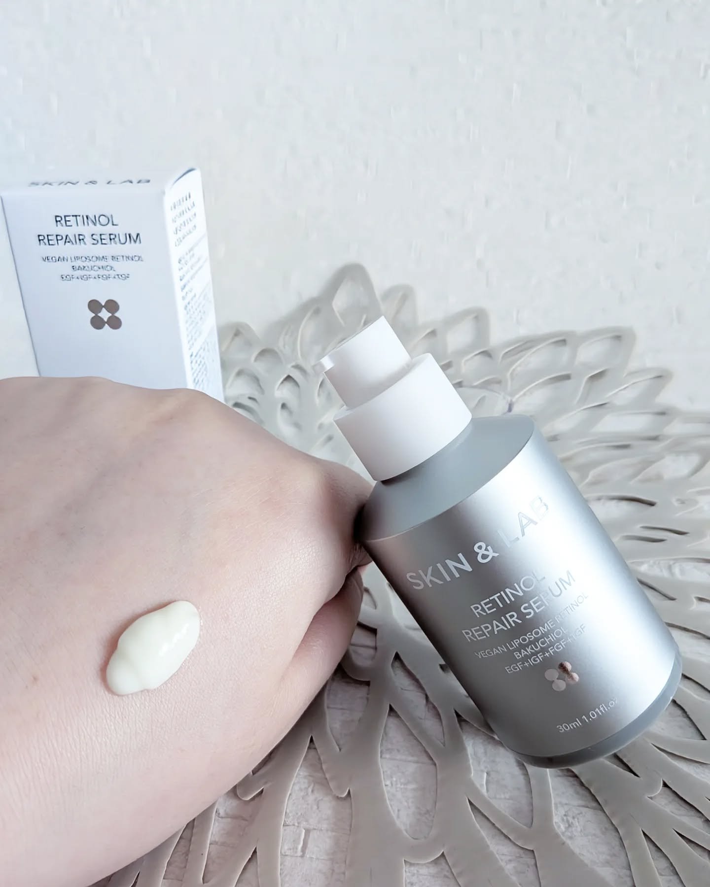 ヴィーガンリポソームレチノールセラム/SKIN&LAB/美容液を使ったクチコミ（2枚目）