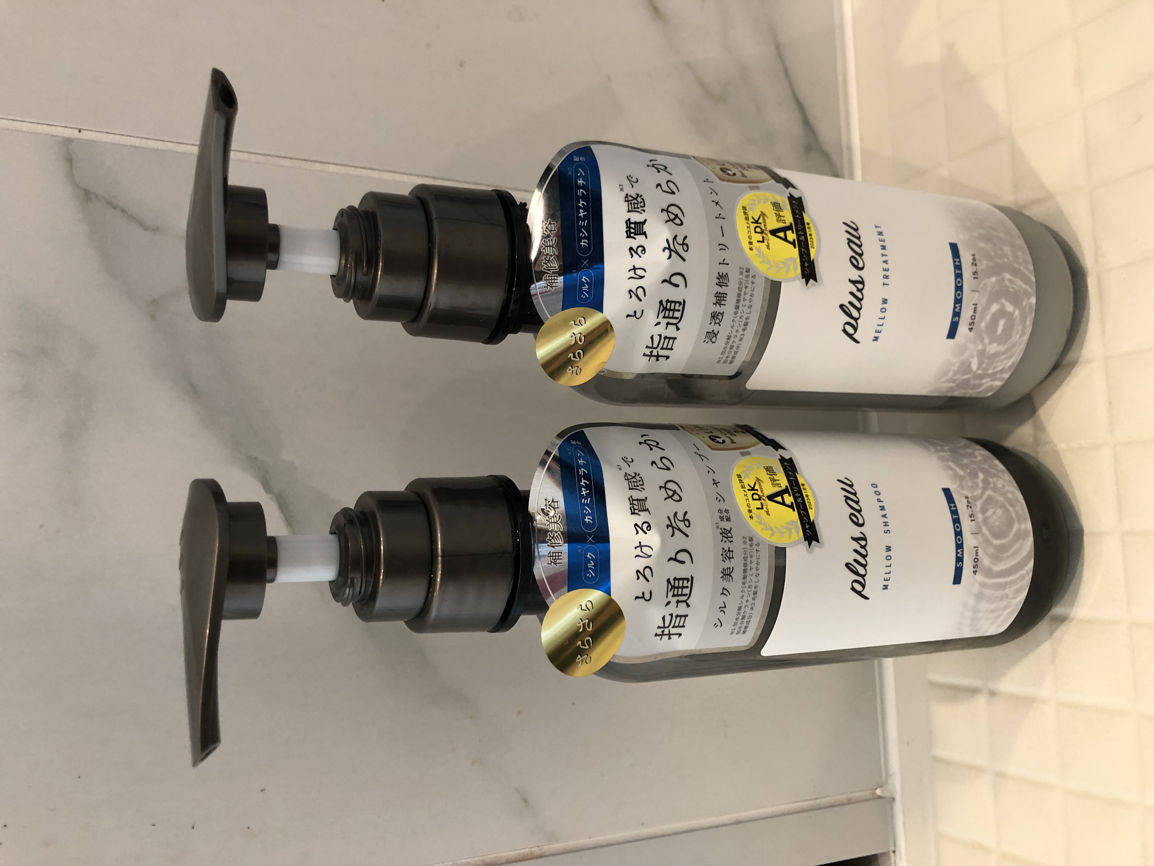 メロウシャンプー/メロウトリートメント/plus eau/市販シャンプーを使ったクチコミ（1枚目）