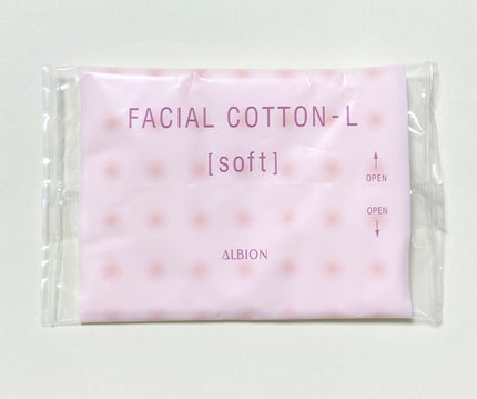 アルビオン フェイシャルコットンL(ソフト)/ALBION/コットンを使ったクチコミ(1枚目)