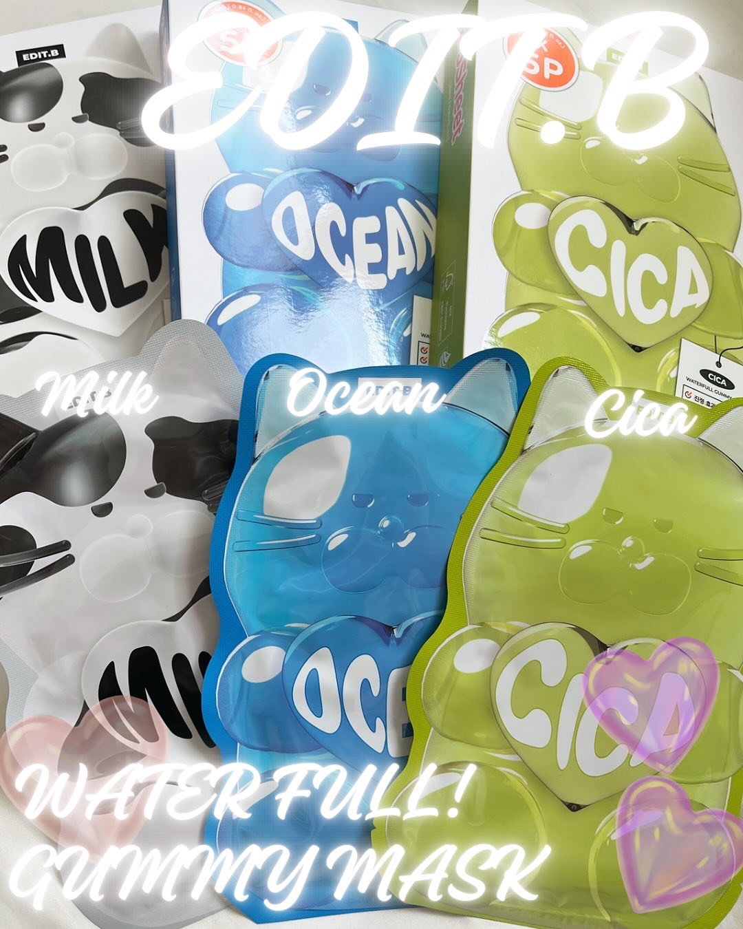 ウォータープルグミマスク/EDIT.B/シートマスク・パックを使ったクチコミ（3枚目）