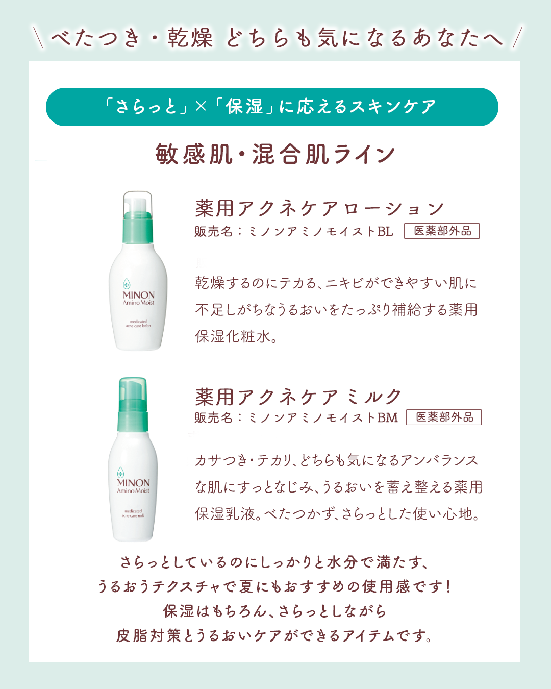 ミノン アミノモイスト 薬用アクネケア ローション/ミノン/化粧水を使ったクチコミ(4枚目)