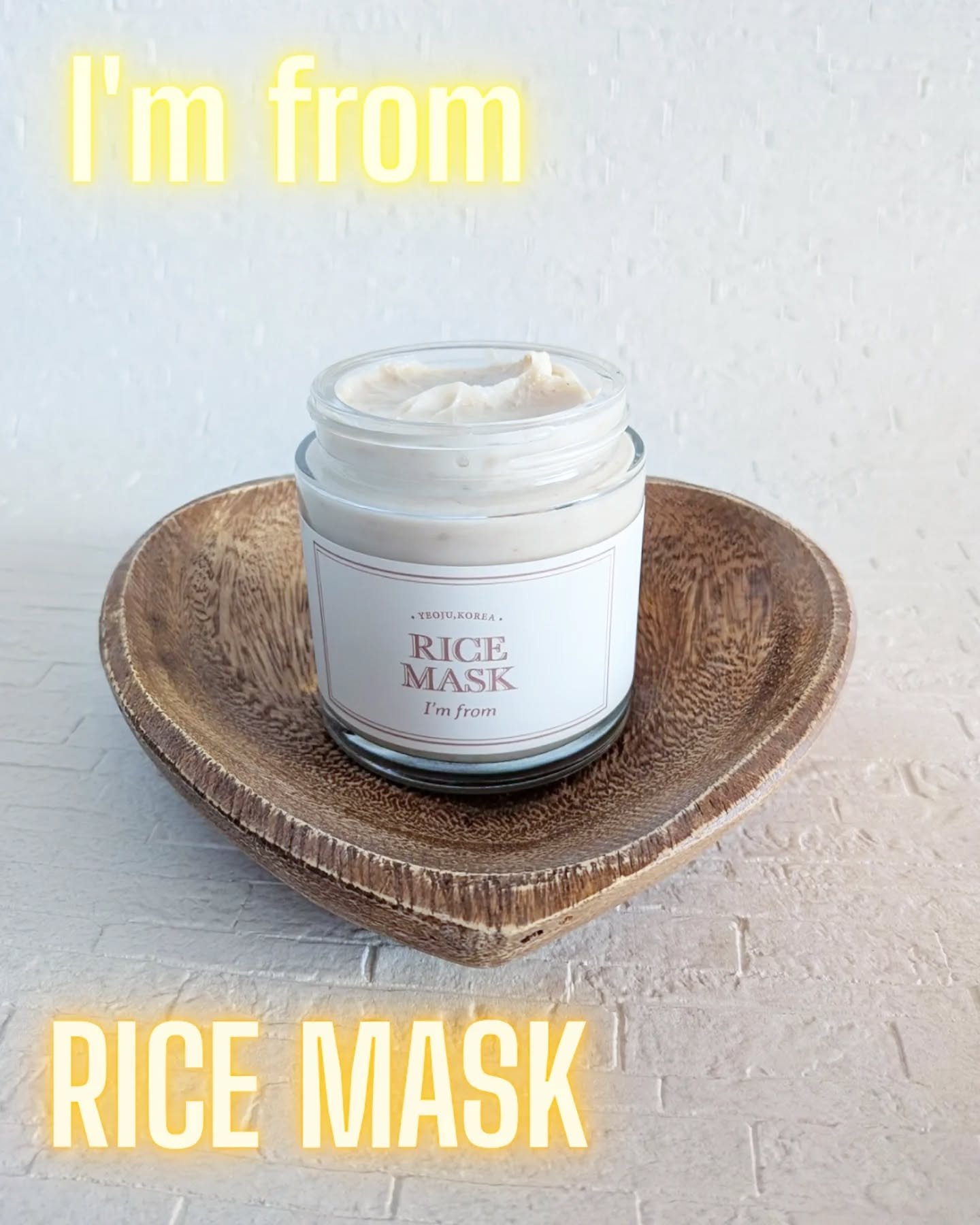 RICE MASK/I'm from/洗い流すパック・マスクを使ったクチコミ（1枚目）