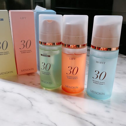 30秒クイックバブルマスク3種セット/MENOKIN/シートマスク・パックを使ったクチコミ(3枚目)