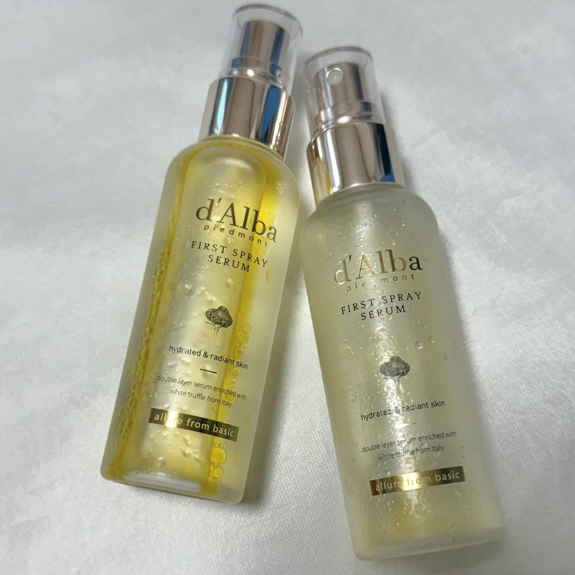 ダルバ ホワイトトリュフファーストスプレーセラム/ダルバ/ミスト状化粧水を使ったクチコミ（1枚目）
