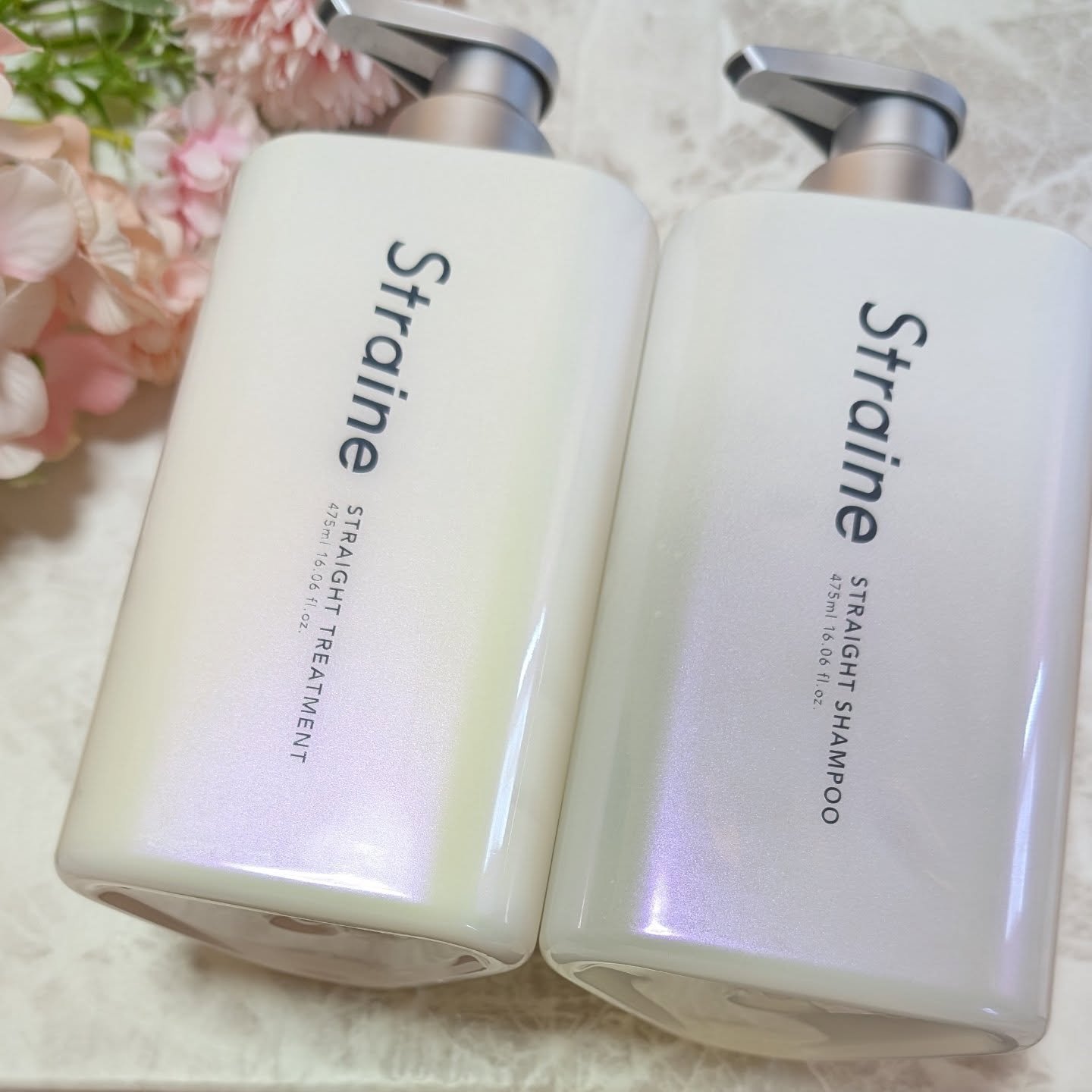 ストレートシャンプー/ストレートトリートメント ホワイトブロッサムの香り/Straine/市販シャンプーを使ったクチコミ（3枚目）