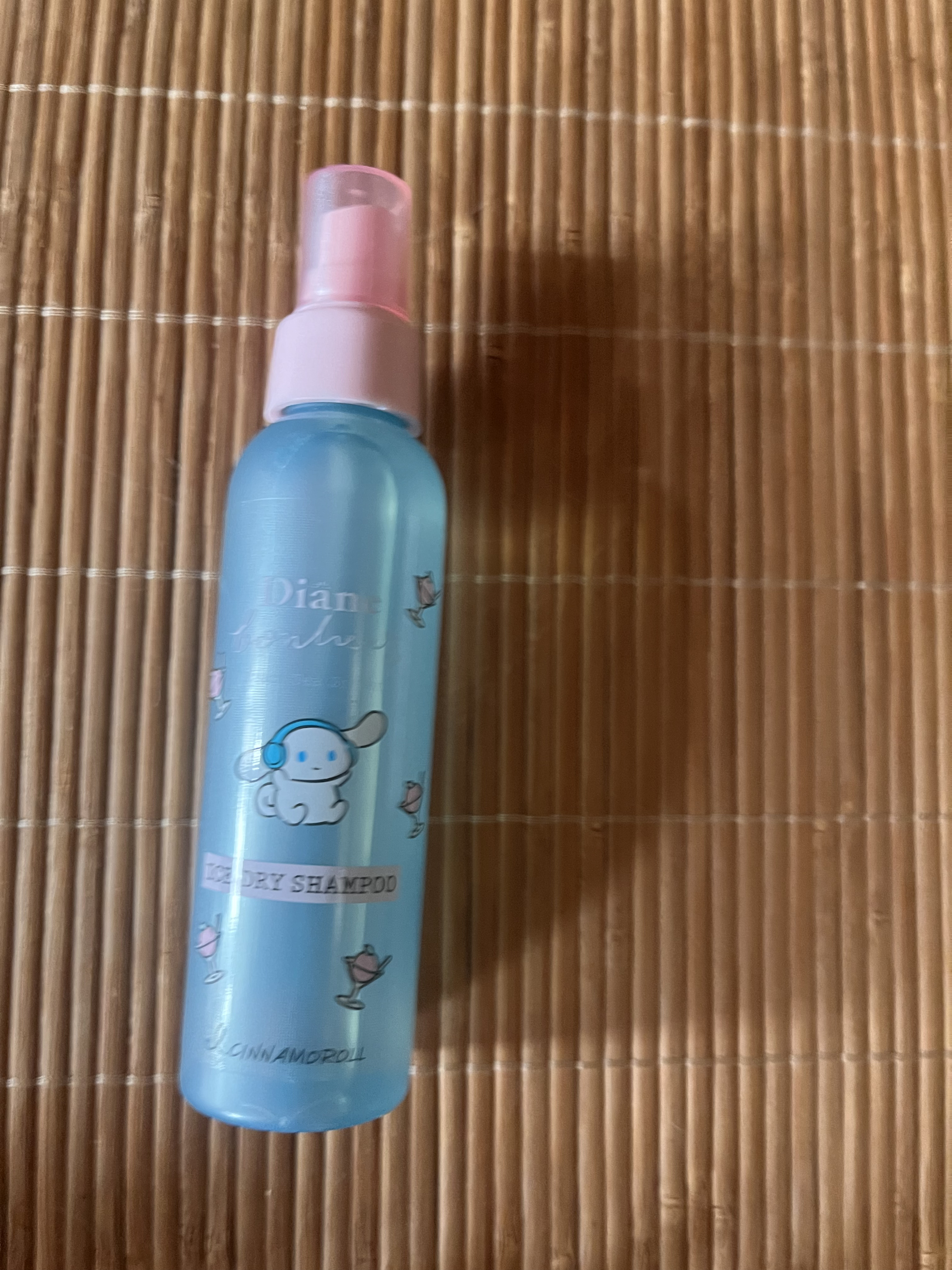 ダイアンボヌール ドライシャンプー ブルージャスミン＆ミント I.CINNAMOROLLデザイン（120mL）/ダイアン/ドライシャンプーを使ったクチコミ（1枚目）