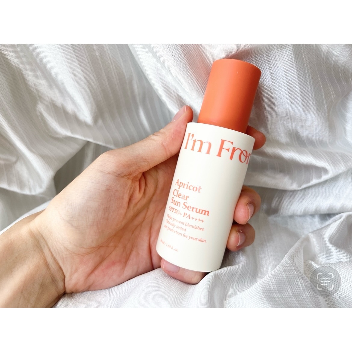 アプリコットクリアサンセラム/I'm from/日焼け止めローションを使ったクチコミ（2枚目）