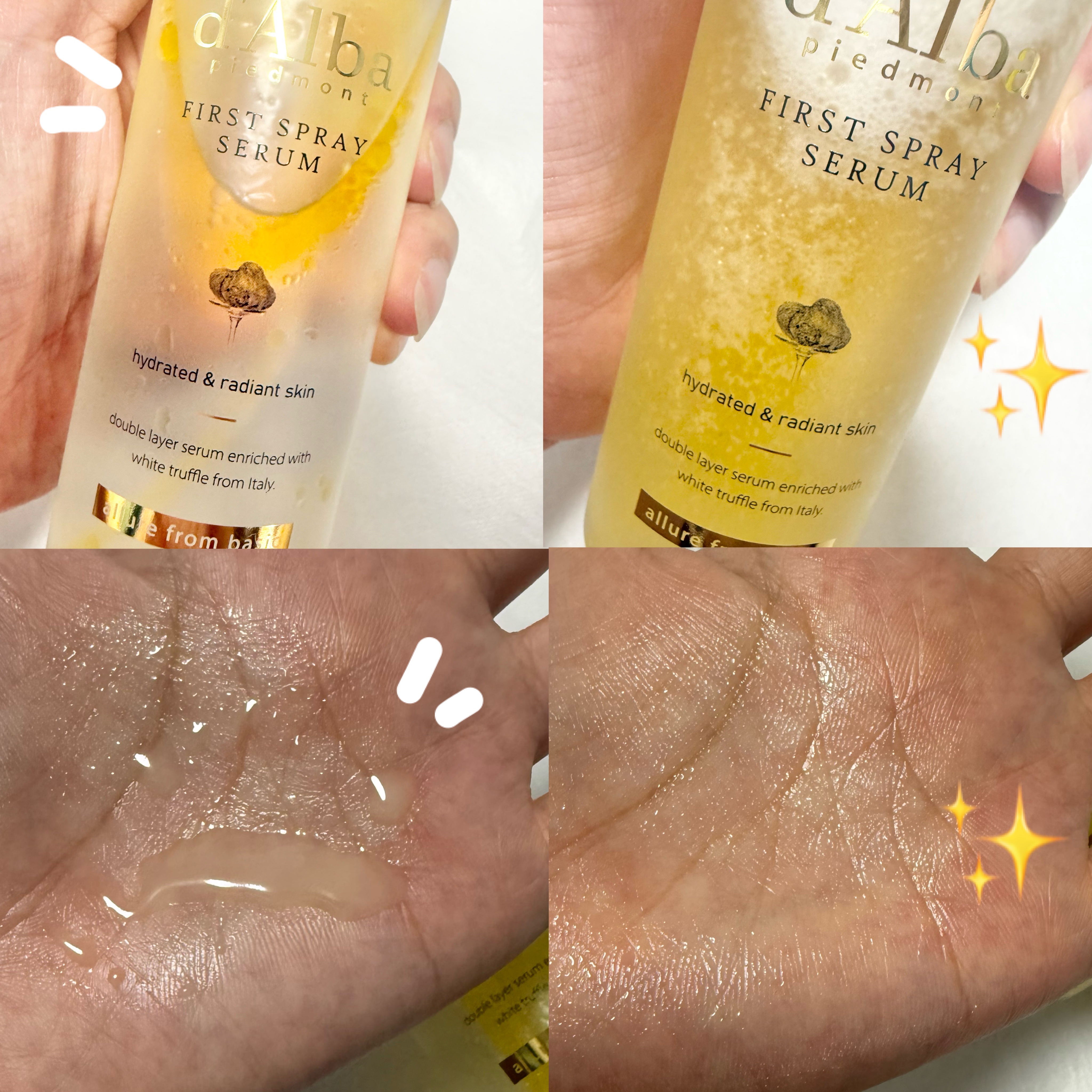 ダルバ ホワイトトリュフファーストスプレーセラム/ダルバ/ミスト状化粧水を使ったクチコミ（3枚目）