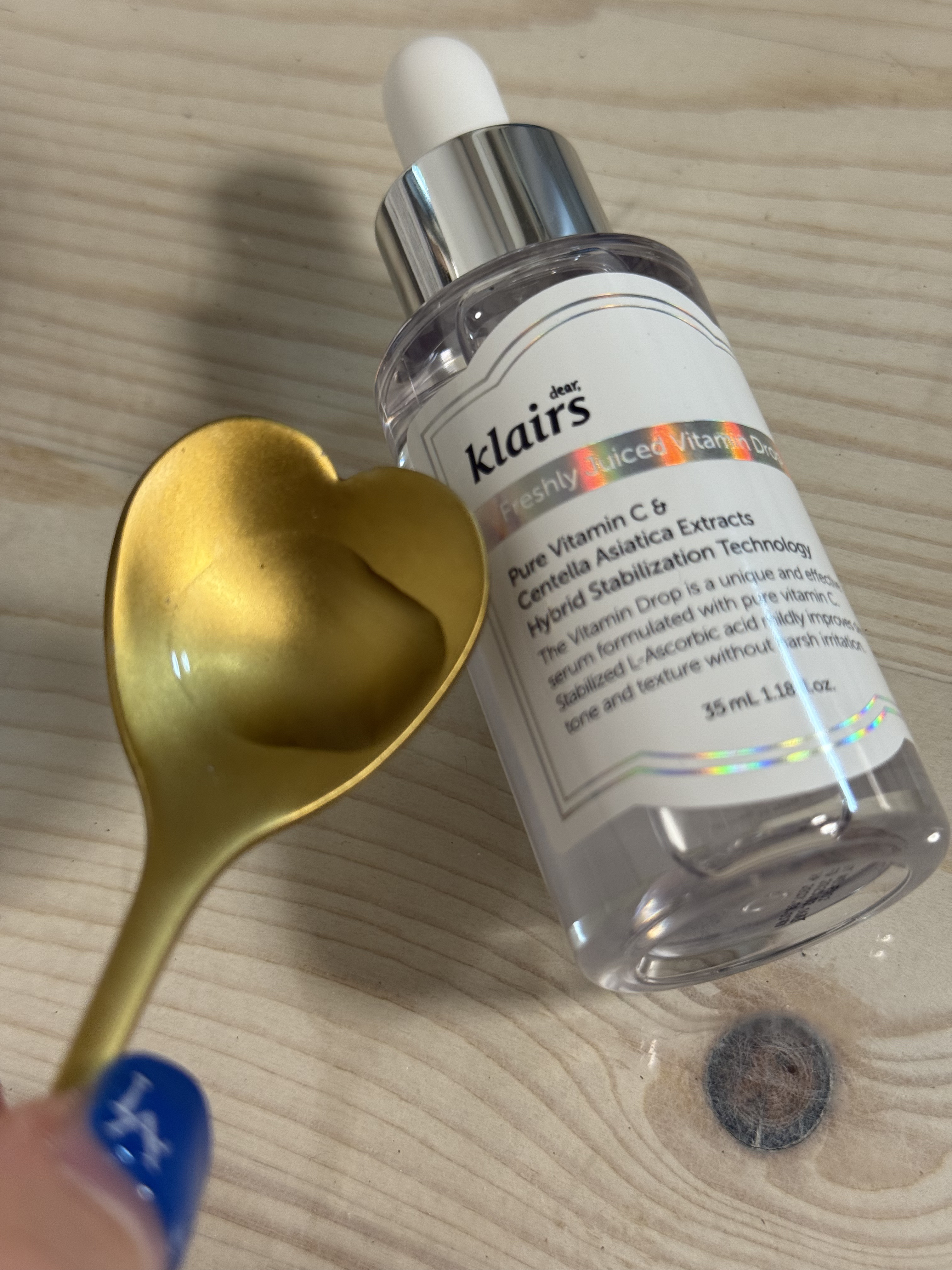 フレッシュリージュースドビタミンドロップ(35ml)/Klairs/美容液を使ったクチコミ（2枚目）