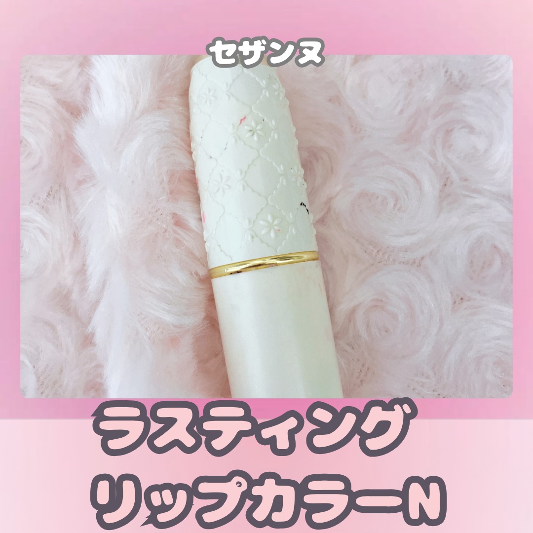 ラスティング リップカラーN 501 オレンジ系/CEZANNE/口紅を使ったクチコミ（1枚目）