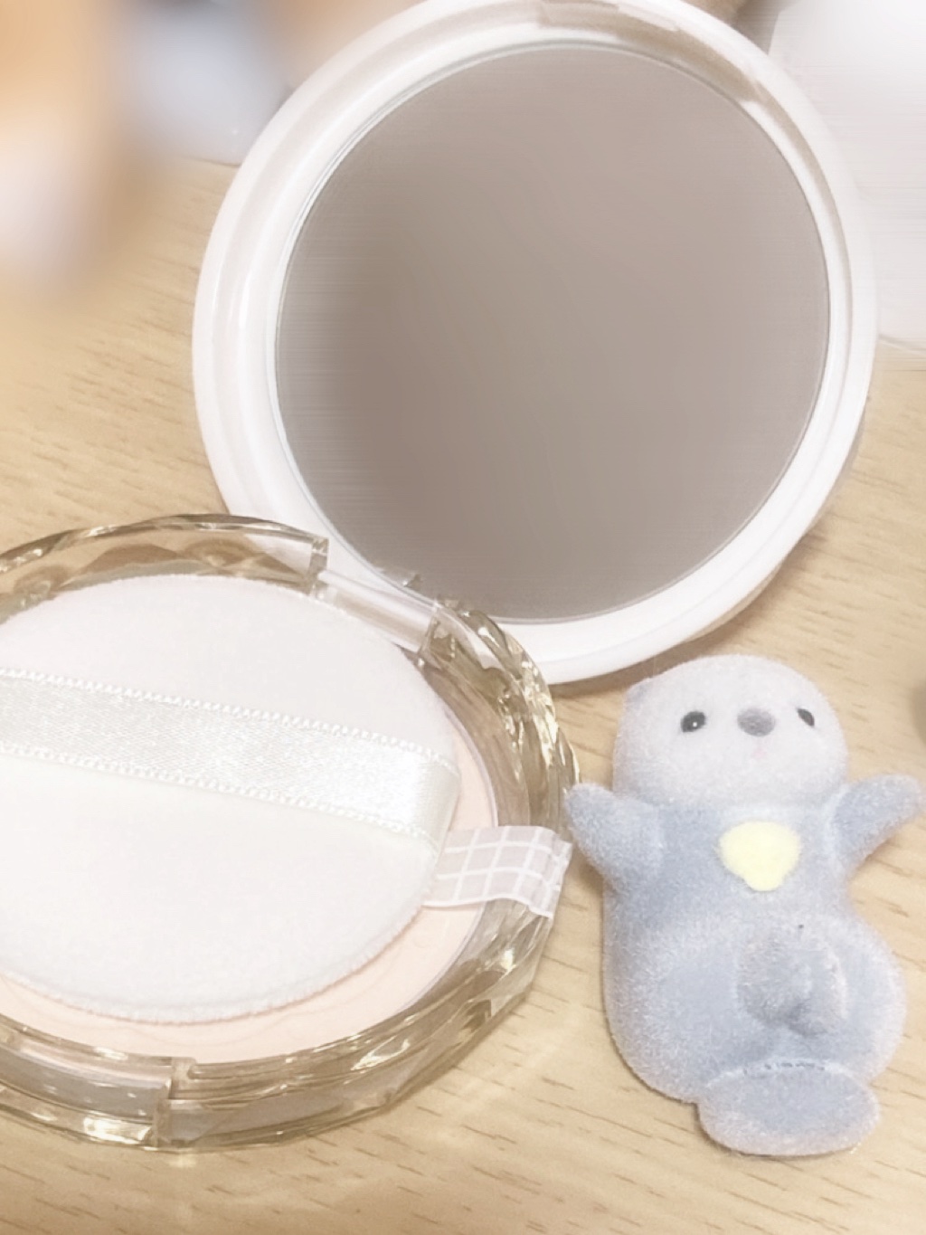 UVシルクカバーパウダー 00 ライトベージュ/CEZANNE/プレストパウダーを使ったクチコミ（1枚目）