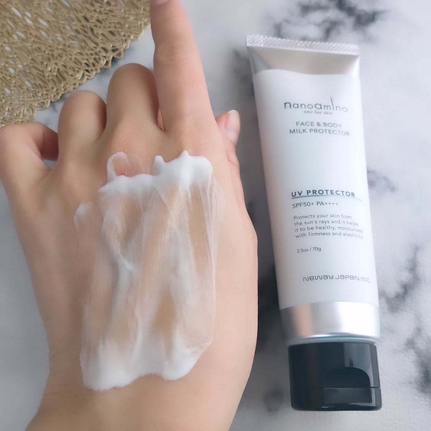 UVミルクプロテクター セラム(無香料)/ナノアミノ/日焼け止め・UVケアを使ったクチコミ(5枚目)