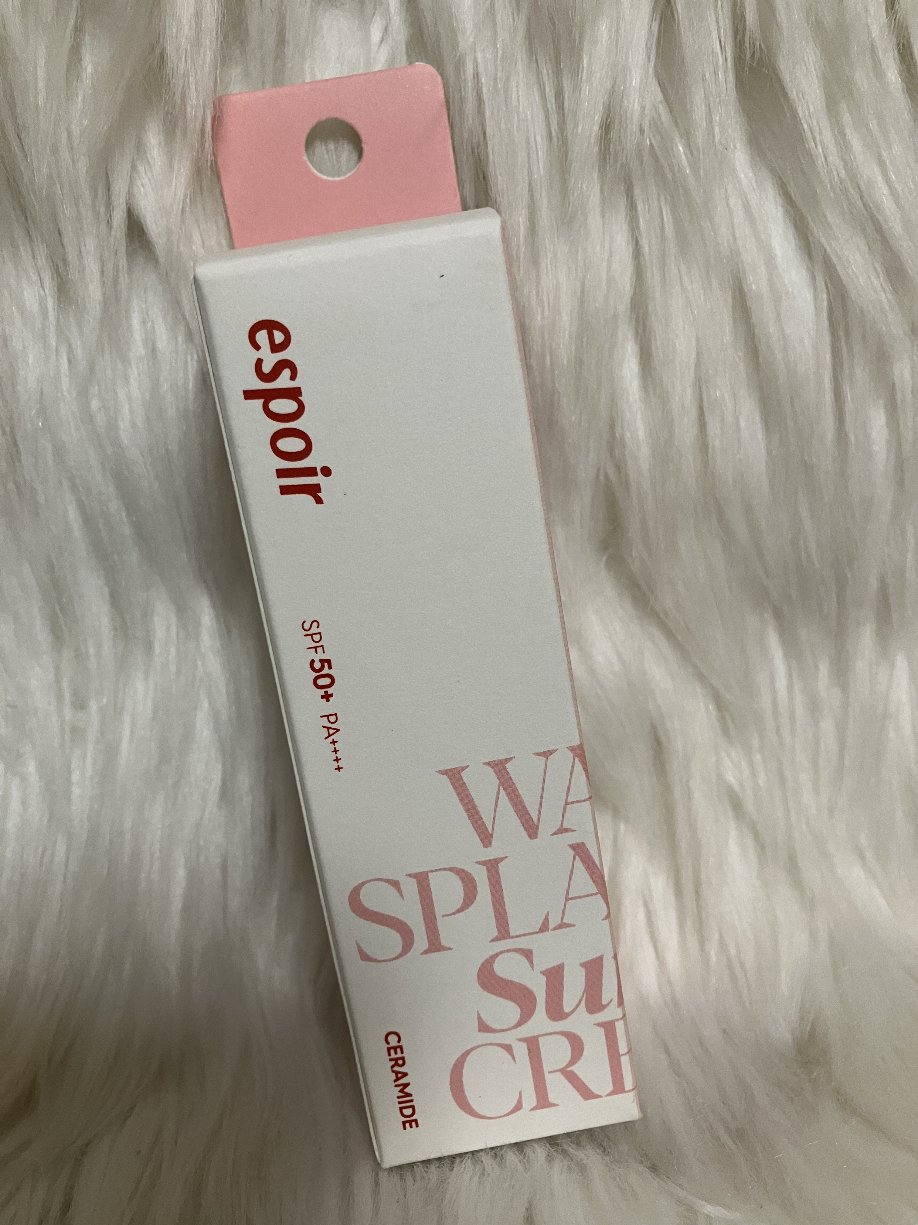 ウォータースプラッシュサンクリーム セラミド ミニ30ml/espoir/日焼け止めクリームを使ったクチコミ（2枚目）