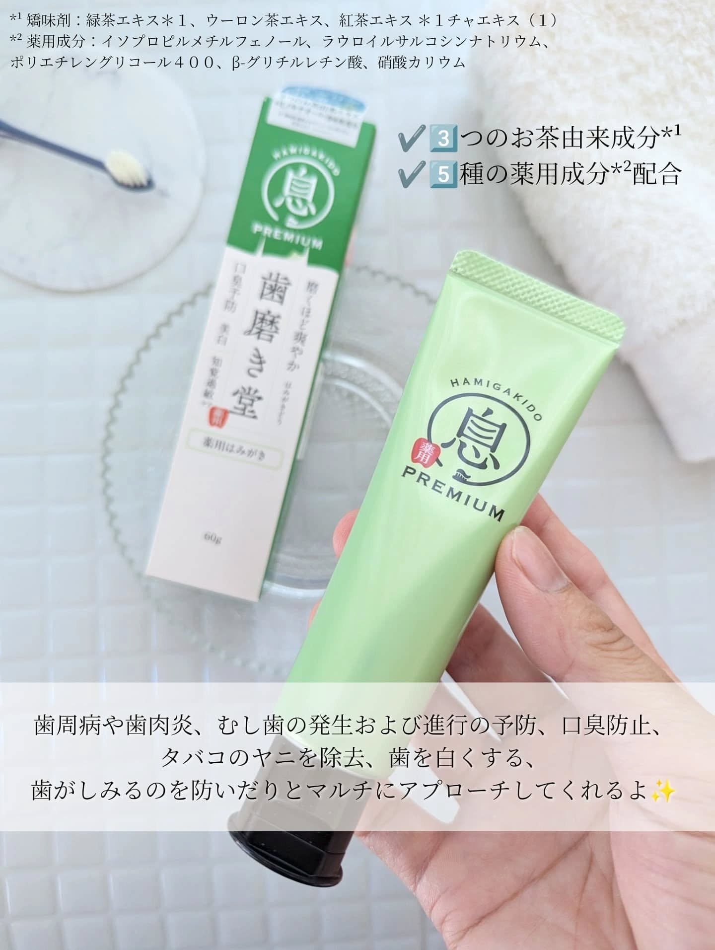 薬用フレッシュペースト【医薬部外品】/歯磨き堂/歯磨き粉を使ったクチコミ（2枚目）