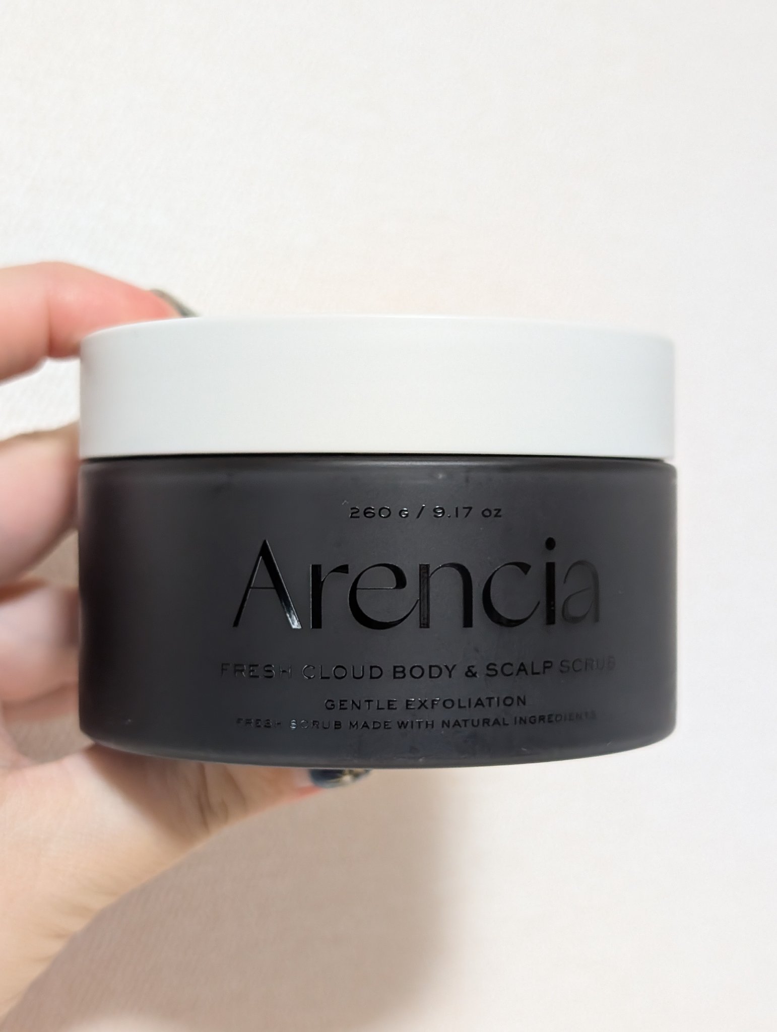 フレッシュクラウドスクラブ　ブラックティー＆ユズ/アレンシア/スクラブ・ゴマージュを使ったクチコミ（2枚目）