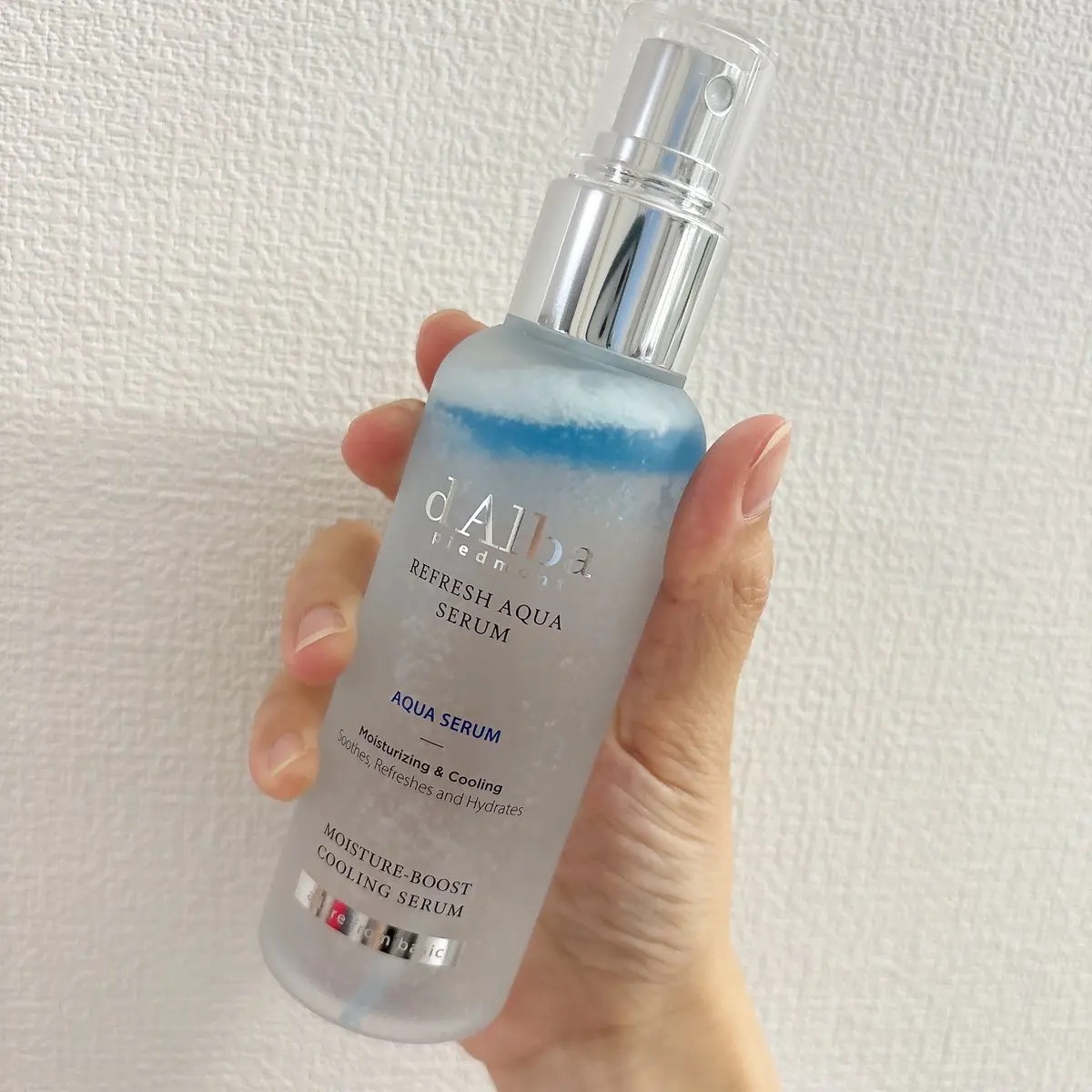 ダルバ ホワイトトリュフリフレッシュアクアセラムのクチコミ「ダルバ ホワイトトリュフリフレッシュアクアセラム
新作のダルバ クーリングミスト 
ブルー好き.....」（1枚目）