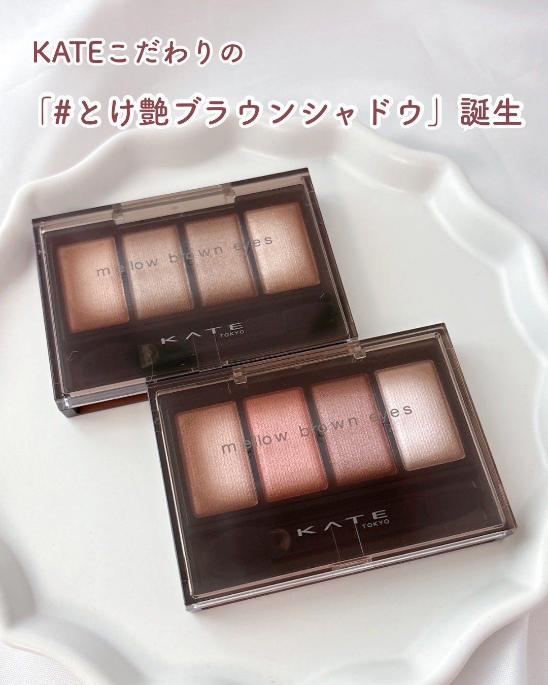 ケイト メロウブラウンアイズ/KATE/アイシャドウパレットを使ったクチコミ(2枚目)