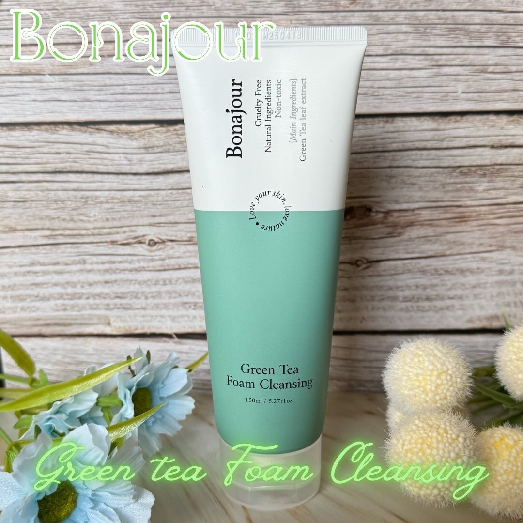 グリーンティーフォームクレンジング/Bonajour/クレンジングクリームを使ったクチコミ(1枚目)