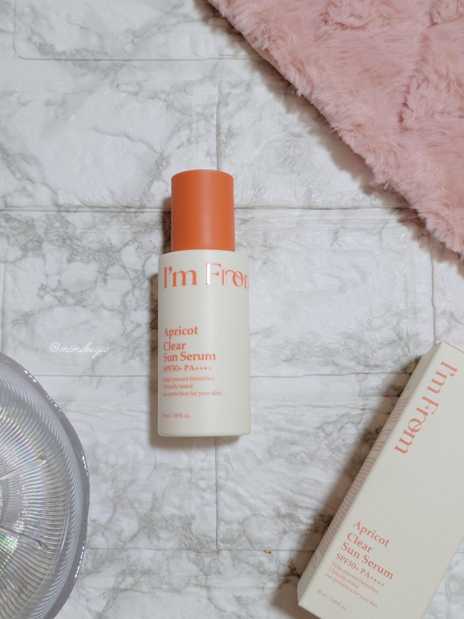アプリコットクリアサンセラム/I'm from/日焼け止めローションを使ったクチコミ（1枚目）