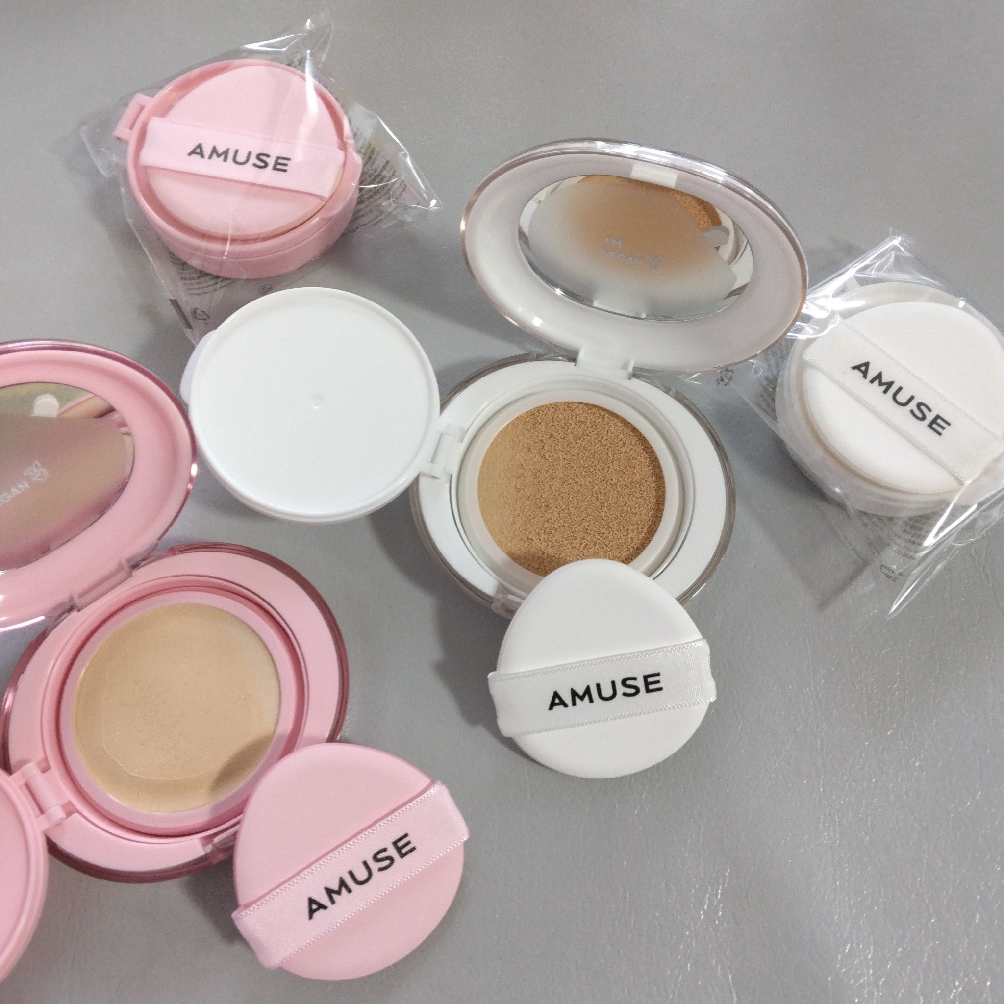デューパワーヴィーガンクッション/AMUSE/クッションファンデーションを使ったクチコミ（1枚目）