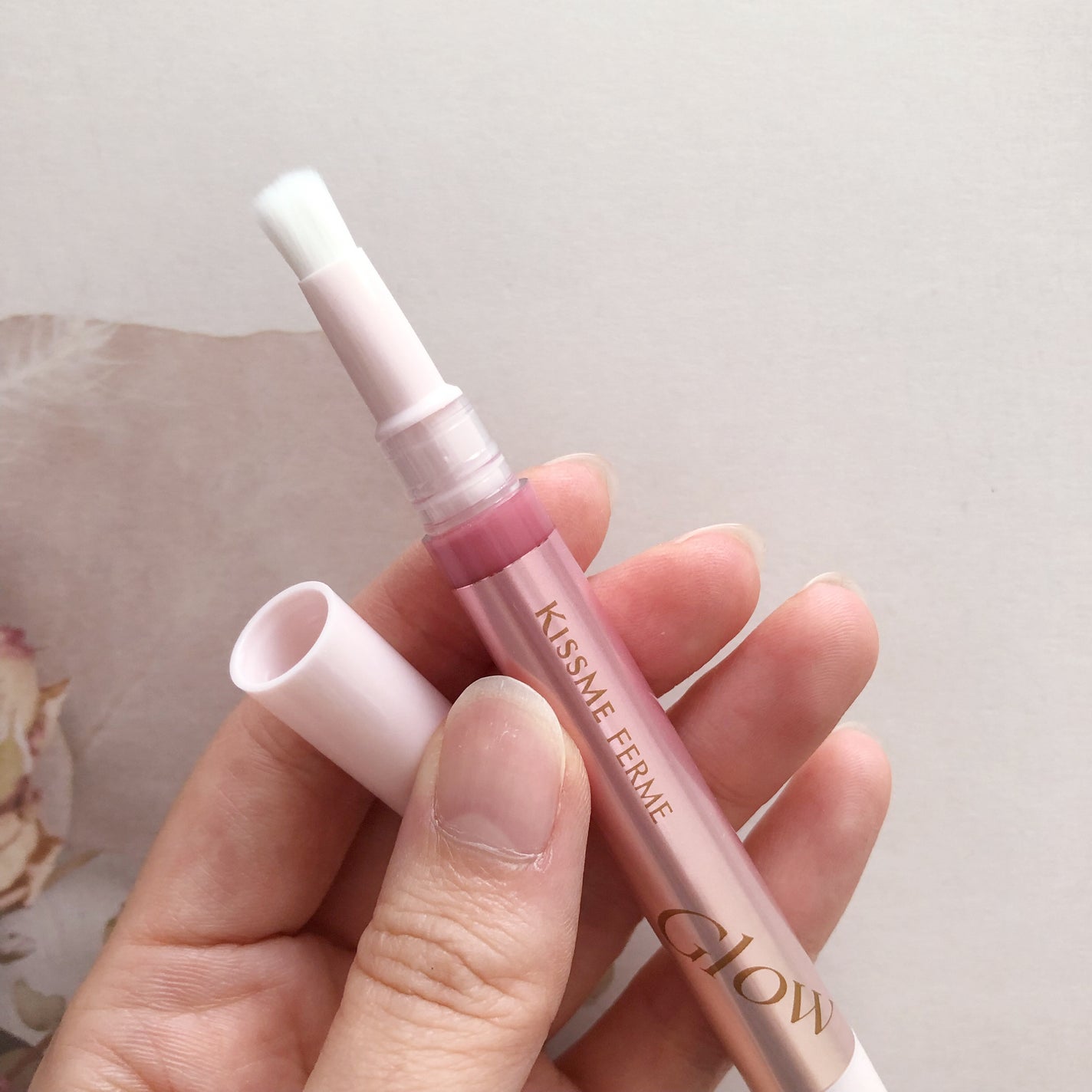 キスミー フェルム 紅筆リップグロウ/キスミー フェルム/口紅を使ったクチコミ(3枚目)