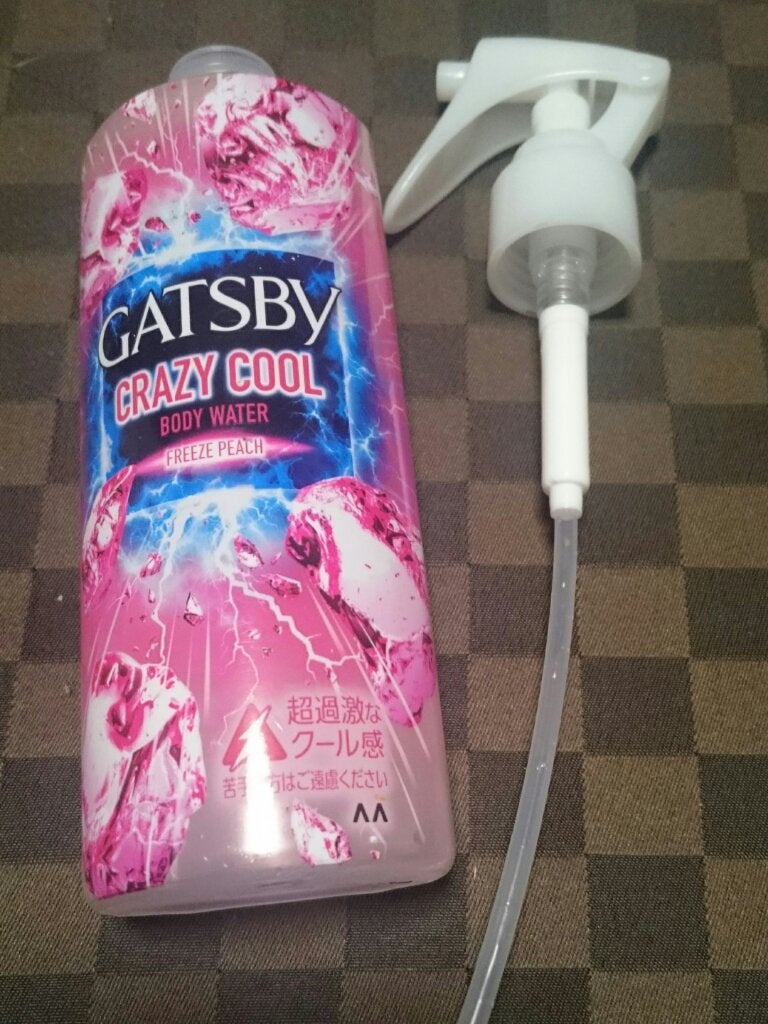 クレイジークール ボディウォーター フリーズピーチ/ギャツビー/ボディローションを使ったクチコミ(1枚目)
