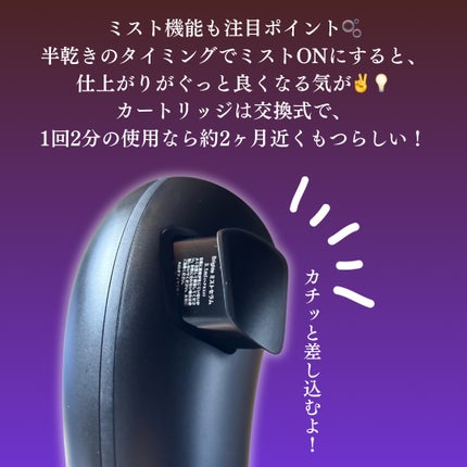 SHOWER DRYER/Brighte/ドライヤーを使ったクチコミ(5枚目)