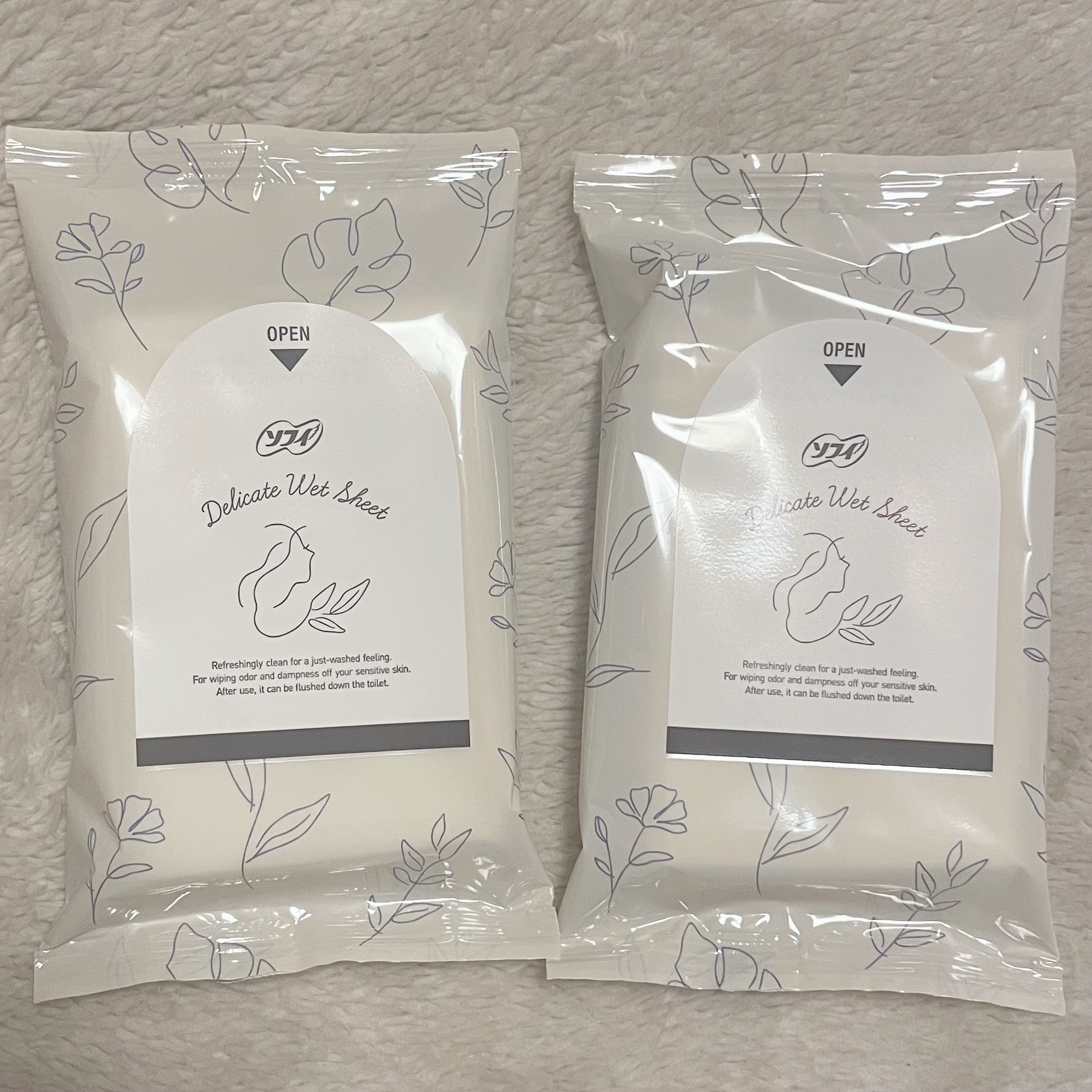 ソフィ デリケートウェットシート 無香料/ソフィ/デリケートゾーンケアを使ったクチコミ（3枚目）