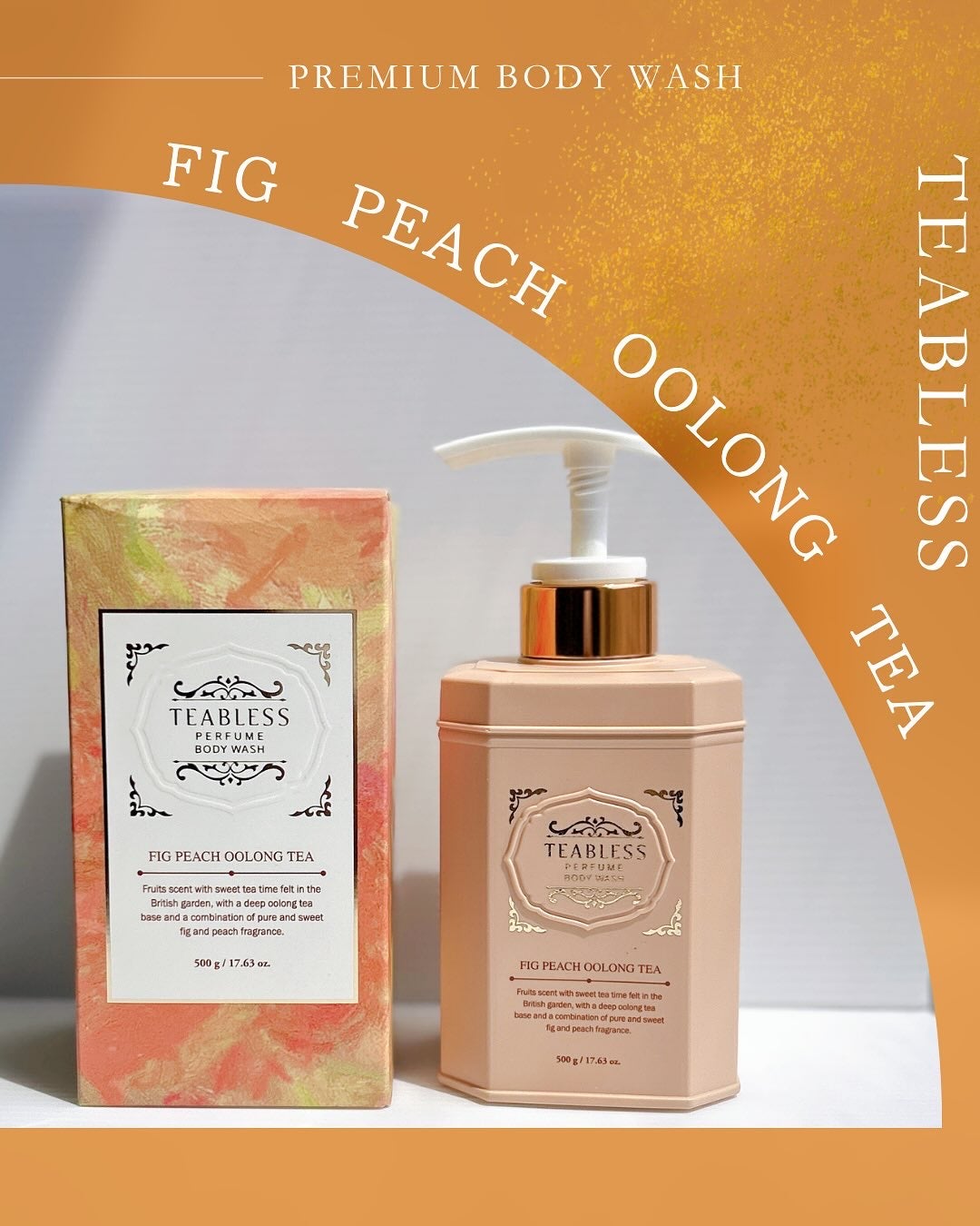 パフュームボディウォッシュ フィグピーチウーロンティー/TEABLESS/ボディソープを使ったクチコミ(1枚目)