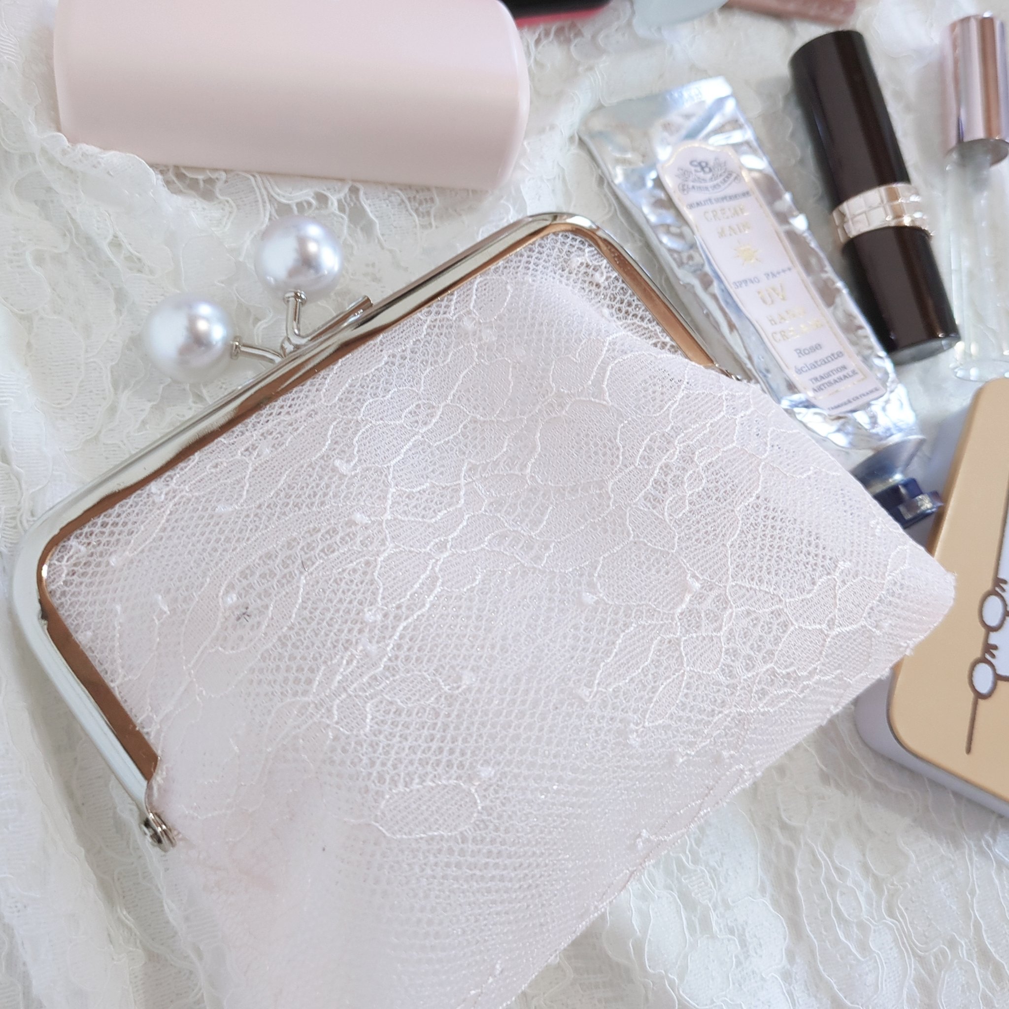 UVハンドクリーム ローズ エクラタントゥ/サンタール・エ・ボーテ/日焼け止めクリームを使ったクチコミ（2枚目）