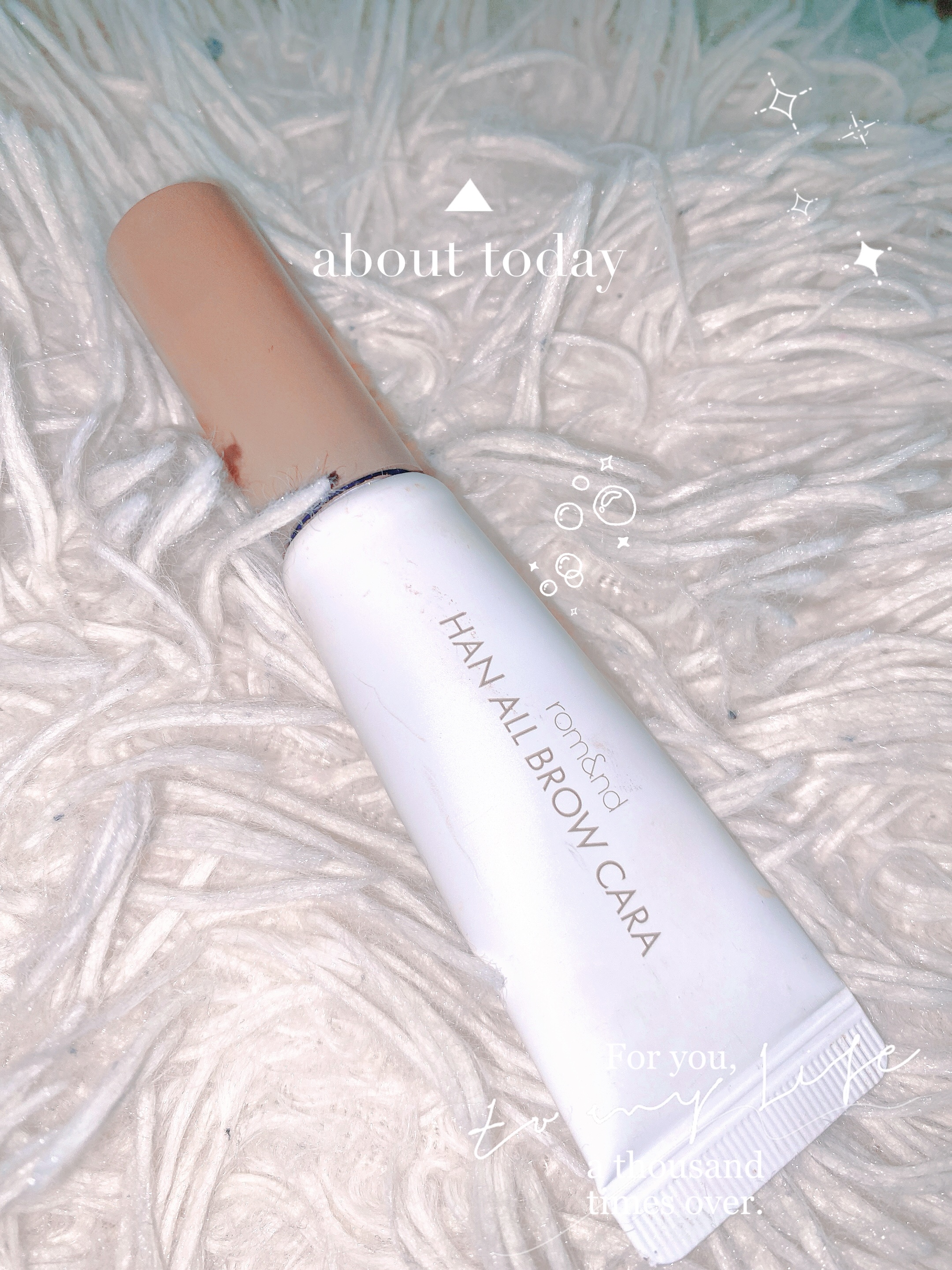 ハンオールブロウカラ/rom&nd/眉マスカラを使ったクチコミ（1枚目）