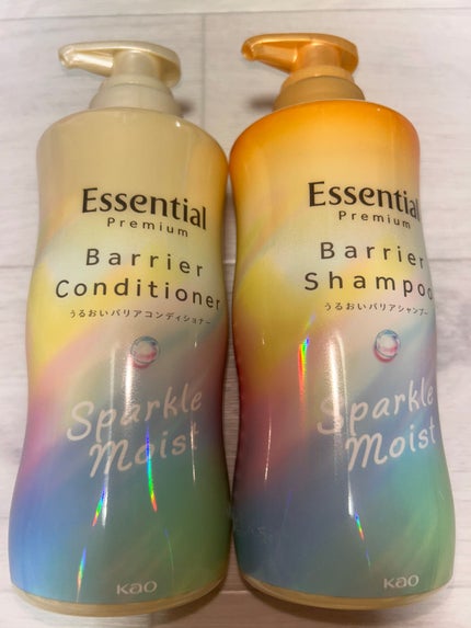 エッセンシャルプレミアム バリアシャンプー・コンディショナー スパークルモイスト/エッセンシャル/市販シャンプーを使ったクチコミ(1枚目)