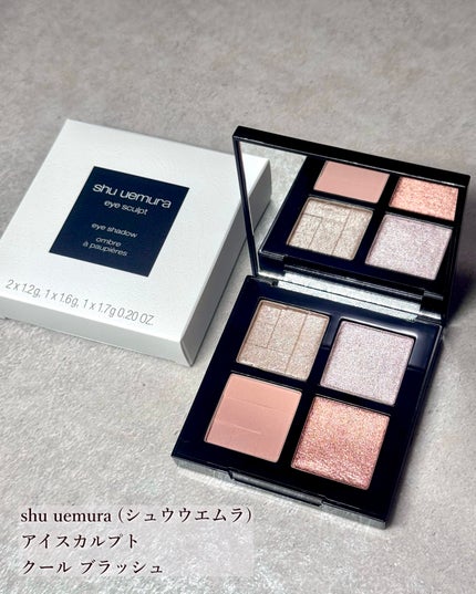 アイスカルプト/shu uemura/アイシャドウパレットを使ったクチコミ(4枚目)