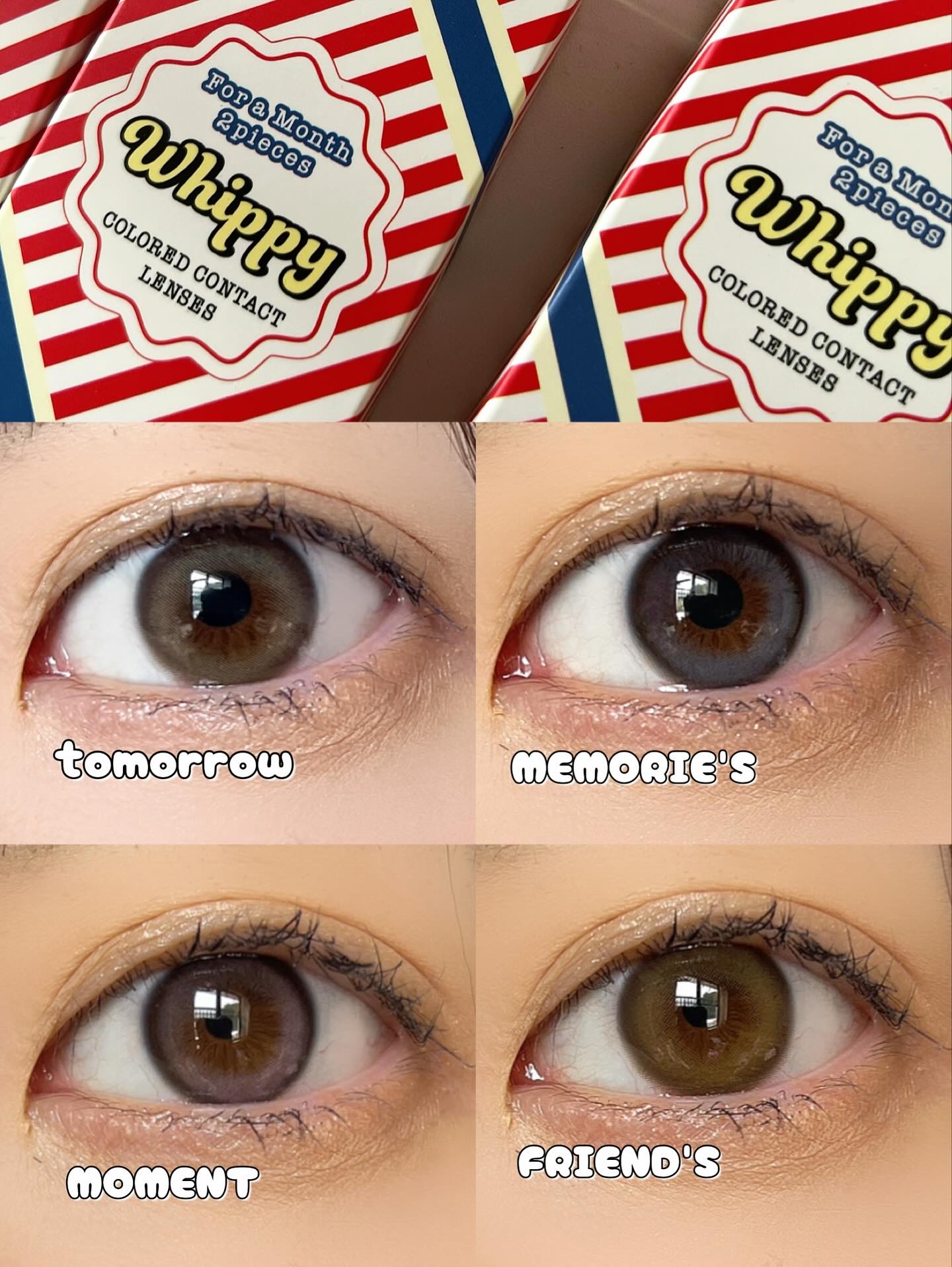 Whippy/Whippy/１ヶ月（１MONTH）カラコンを使ったクチコミ（2枚目）