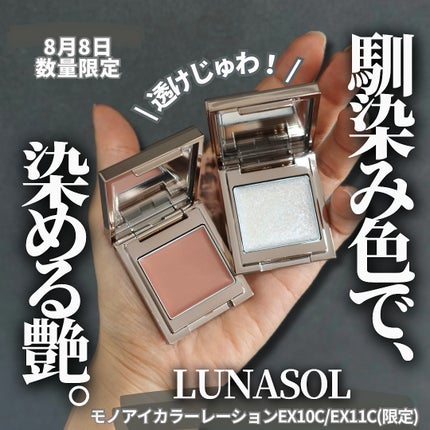 ルナソル モノアイカラーレーション/LUNASOL/単色アイシャドウを使ったクチコミ(1枚目)