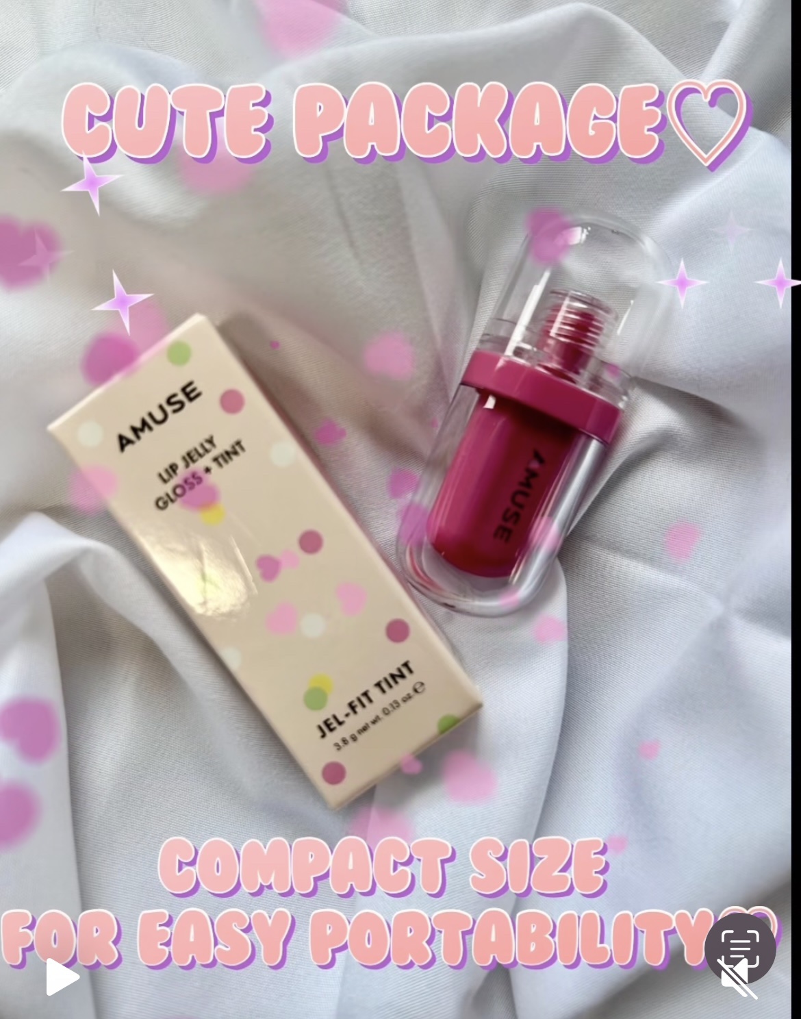 ジェルフィットティント/AMUSE/リップティントを使ったクチコミ（1枚目）